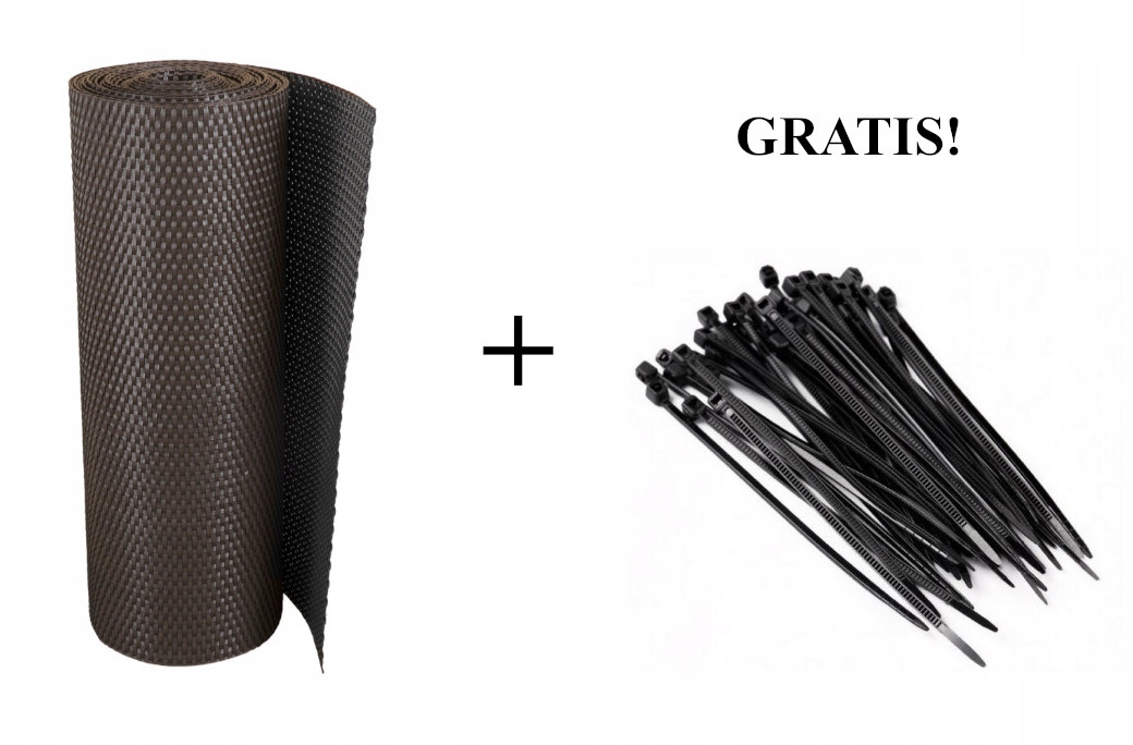 Osłona Balkonowa Mata Technorattan h 80cm GRUBA Marka Rattanart