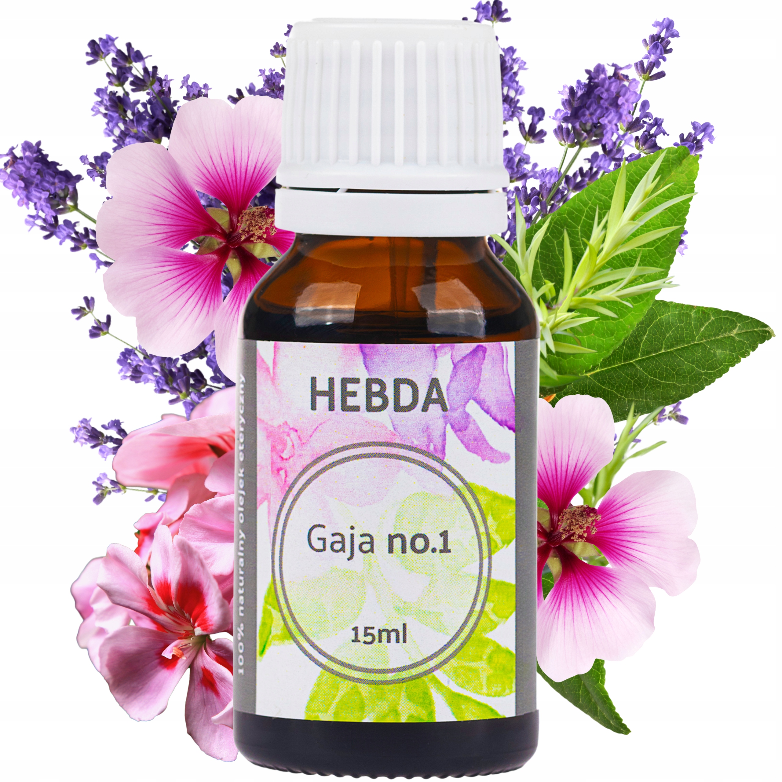 Olejek eteryczny Gaja Mieszanka Olejków Kwiatowy Kobiecy Zapach Hebda 15 ml