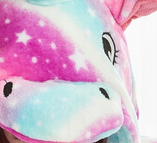 JEDNOROŻEC PIŻAMA KIGURUMI DRES GALAXY 122-128 Wiek dziecka 8 lat +