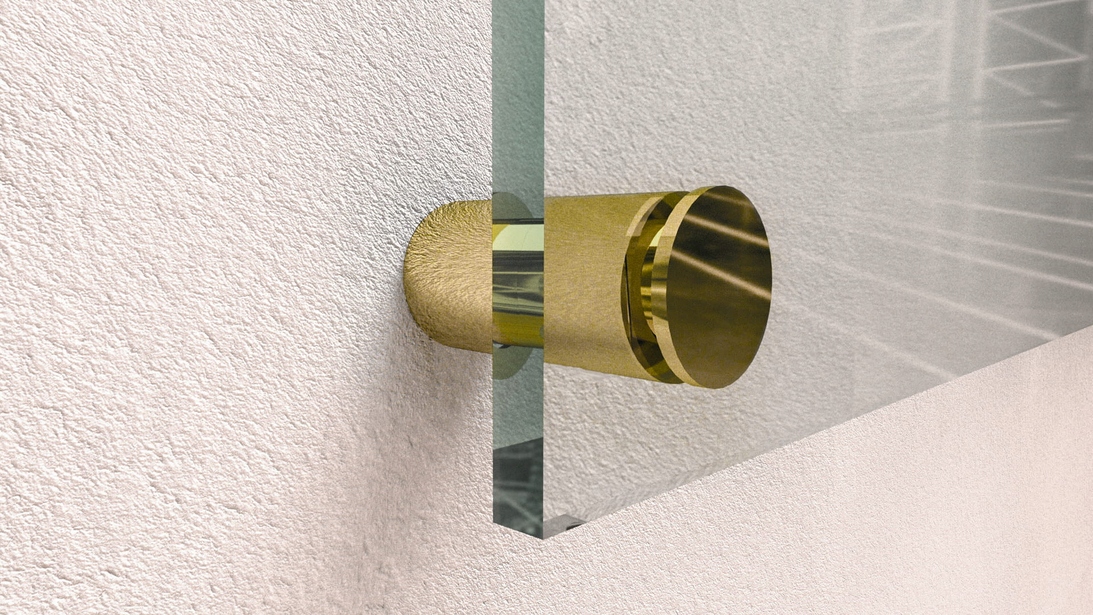 DYSTANS MONTAŻOWY 12x20mm GOLD DYSTANSE MOCOWANIE WKRĘTY KOŁKI ZŁOTY POŁYSK Wysokość produktu 2 cm