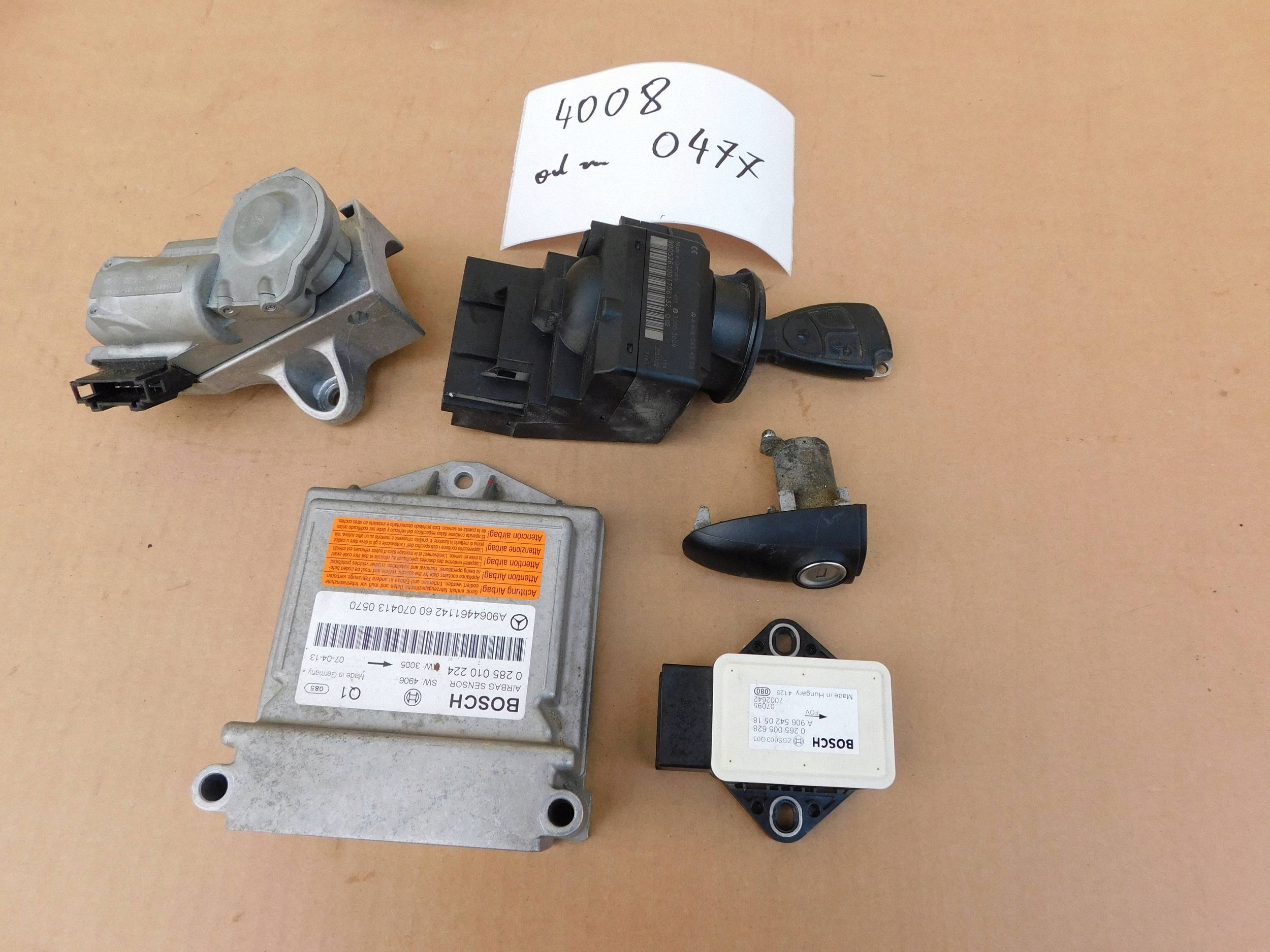 Allumage Clé rygiel Mercedes Sprinter 906 A9065454008 sensory Insert