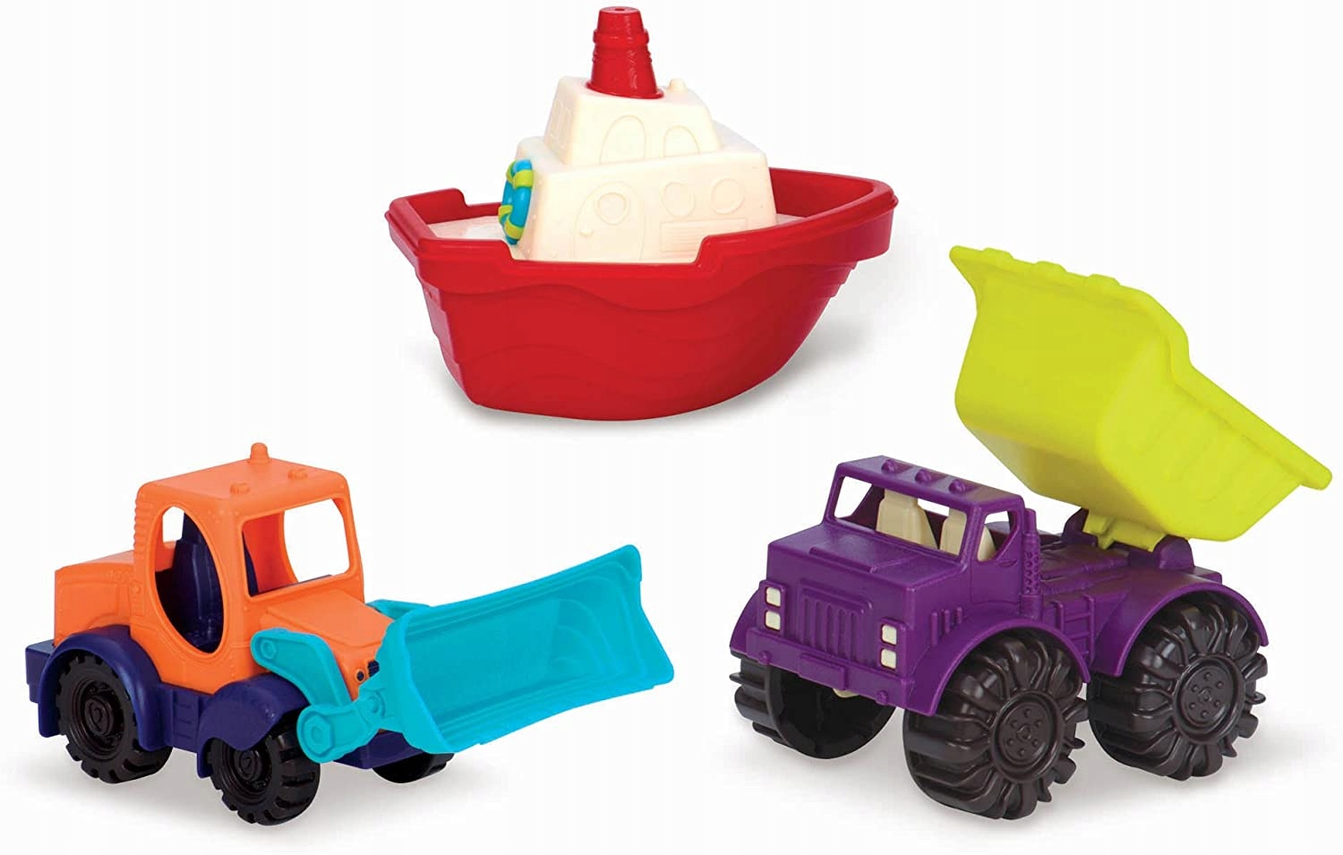

Zestaw 3 minipojazdów Loaders Floaters b.Toys