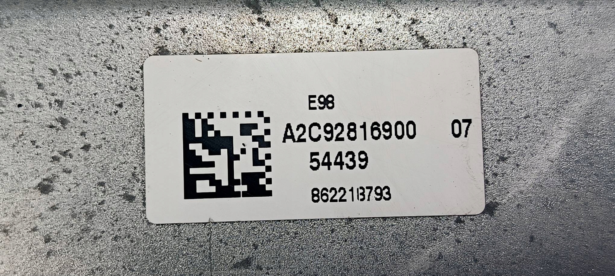 computer of the engine ECU 55491705 1.6 OPEL MERIVA B II