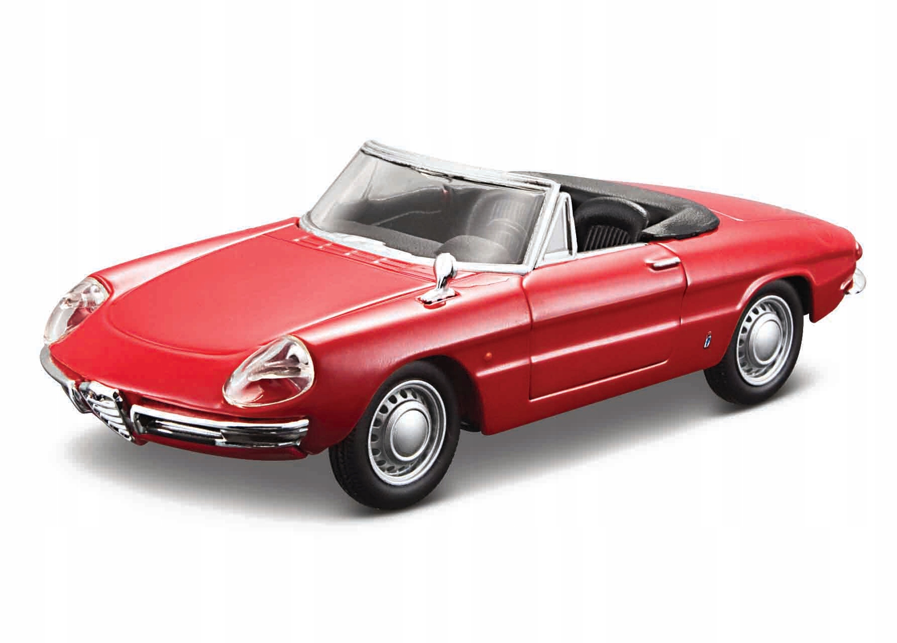 Alfa Romeo Spider 1966 1:32 czerwony model Bburago 18-43047
