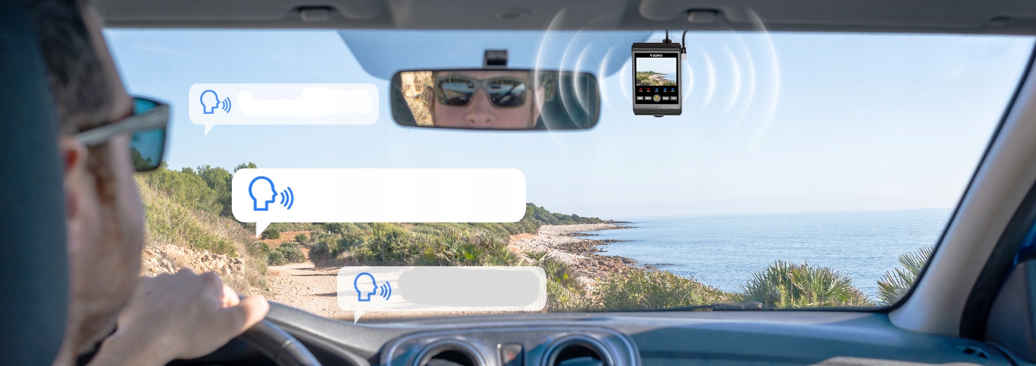 KAMERA SAMOCHODOWA VIOFO A229 PLUS 2CH HDR GPS WIFI POWER SET FULL ZESTAW Zasilanie USB