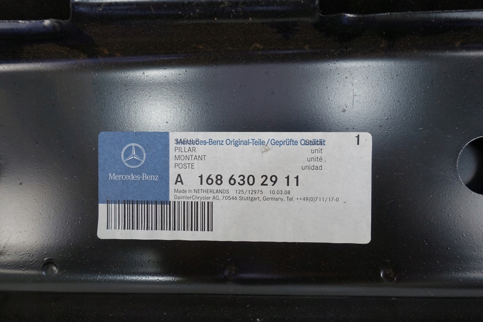 threshold side left MERCEDES A W168