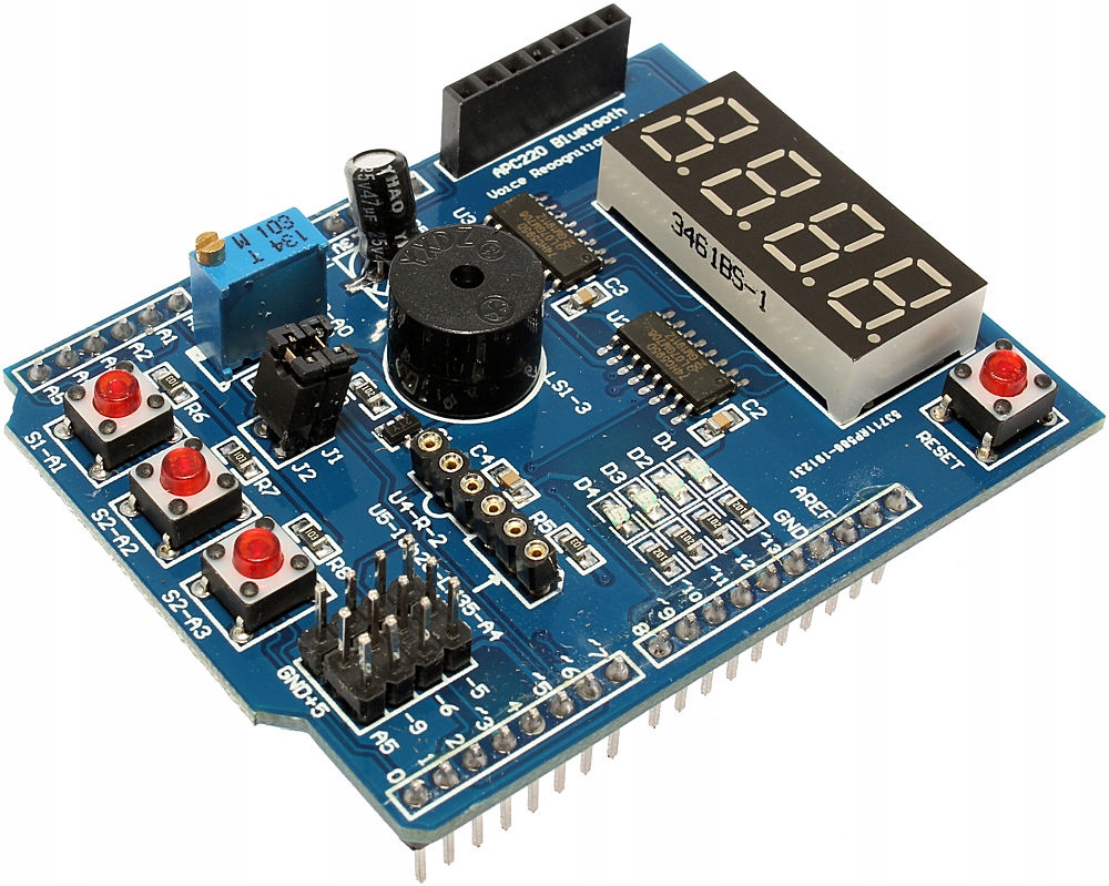 Multifunkčný Shield Displej Arduino Uno Mega - Allegro