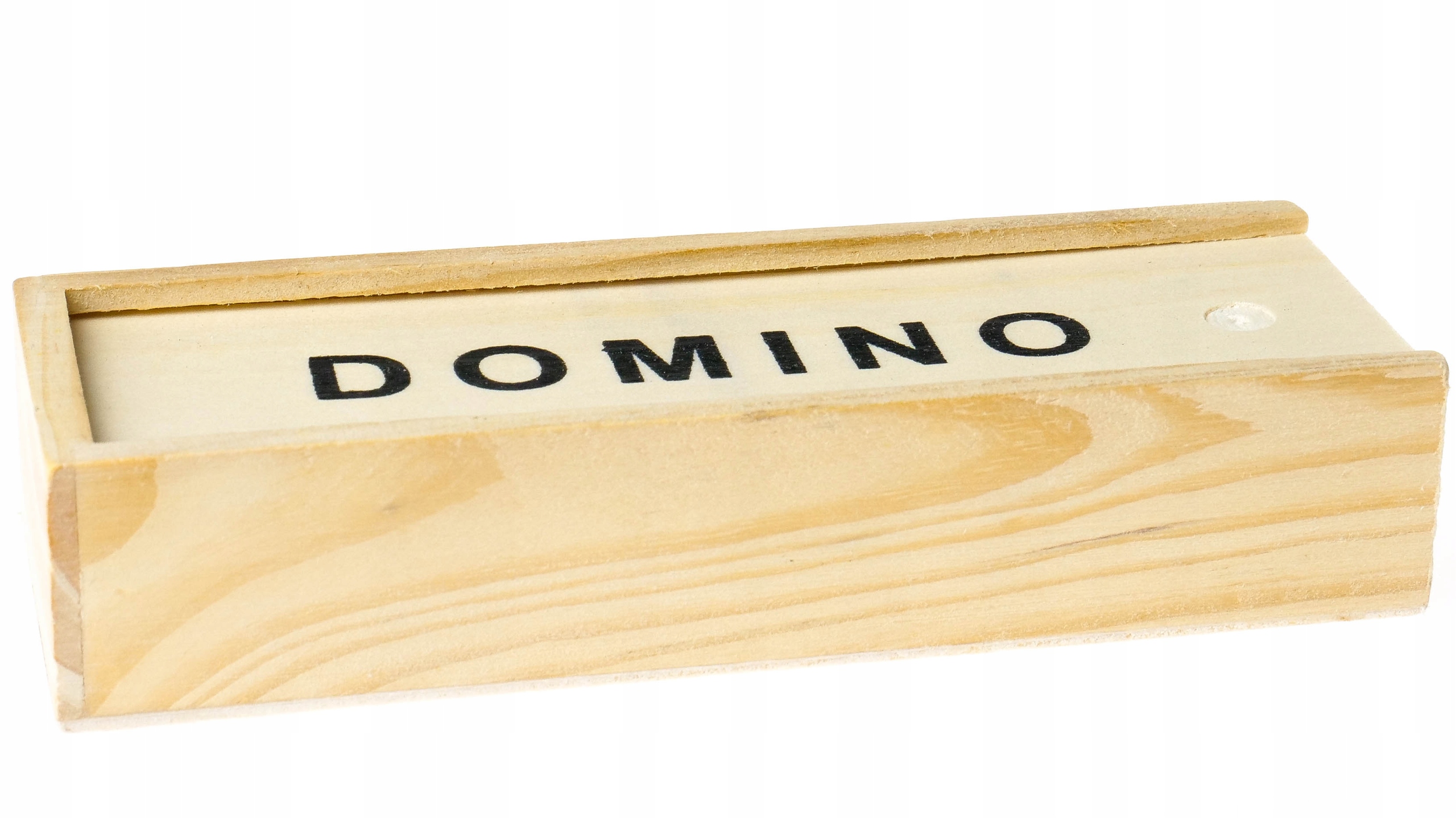 DOMINO DREWNIANE GRA W PUDEŁKU 28 ELEMENTÓW etui Marka inna