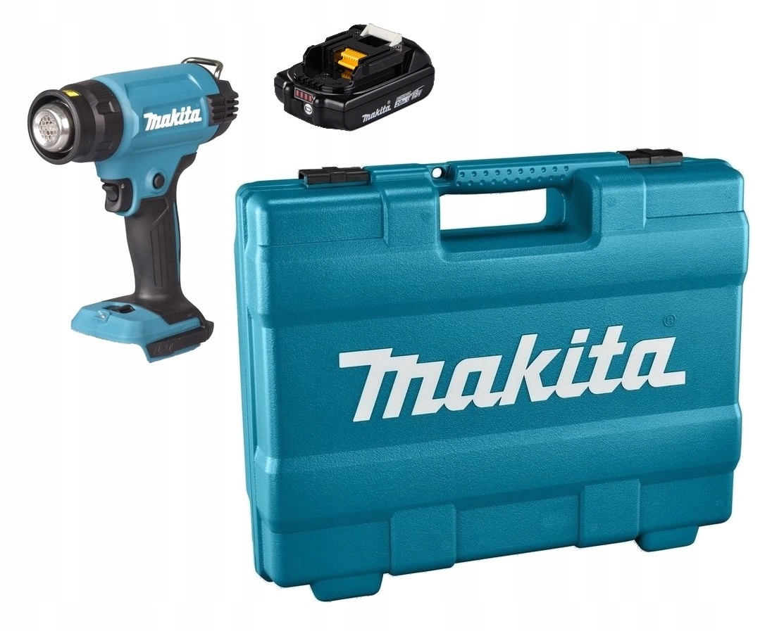 Makita Aku Opalarka Lxt 18V 150-550°C 120-200 l/min 1x2Ah BL1820 DHG181ZK