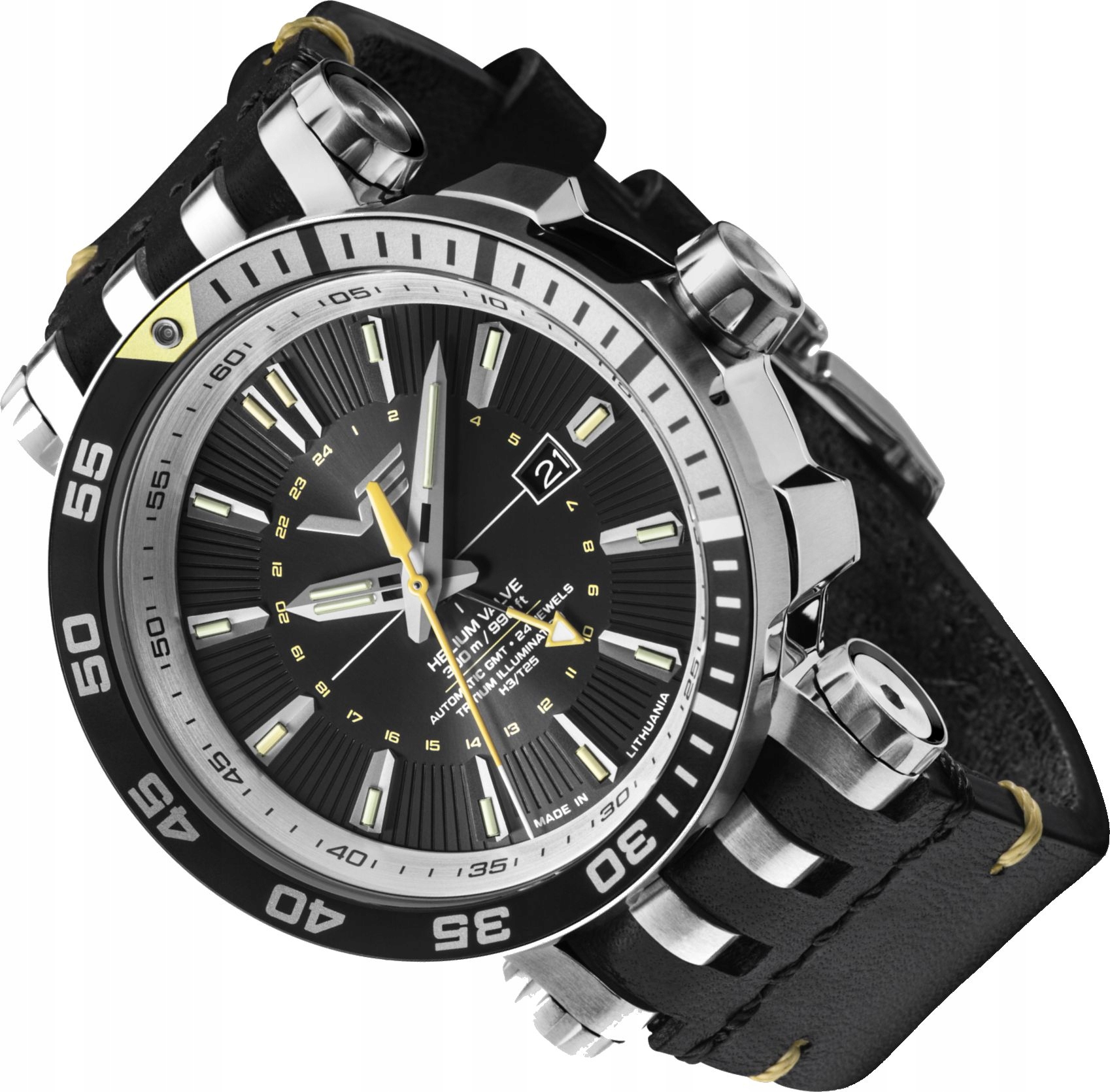 Limitované Pánské Hodinky Vostok Europe NH34-575A718 Gmt 300M Trigalight Box