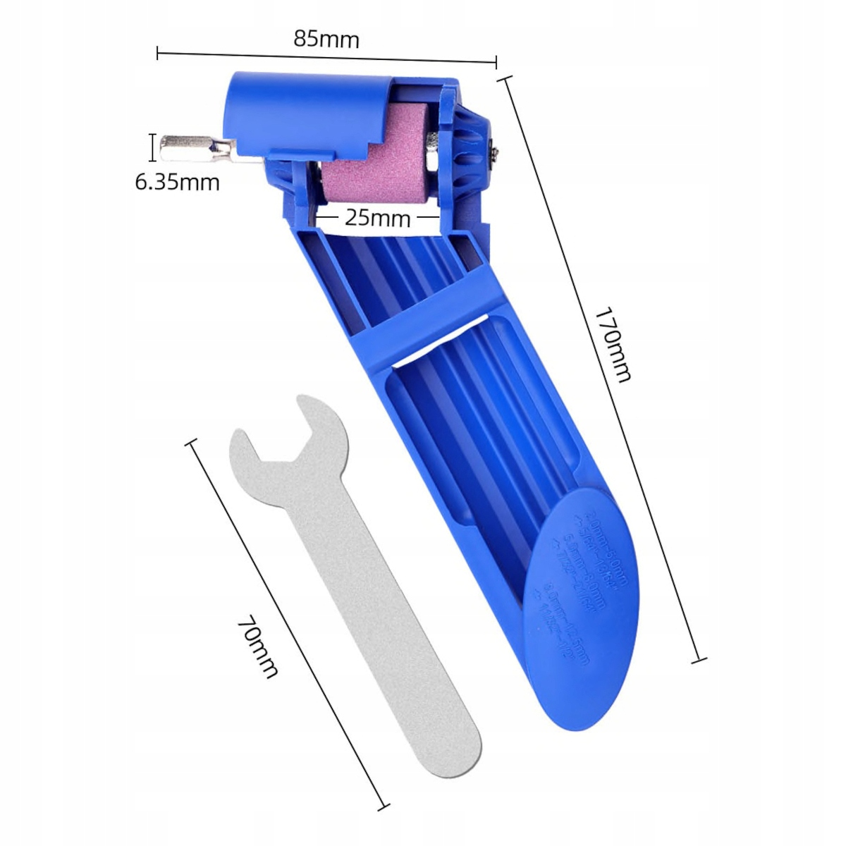 PRZENOŚNA OSTRZAŁKA DO WIERTEŁ WIERTARKI WKRĘTARKI Marka Aptel