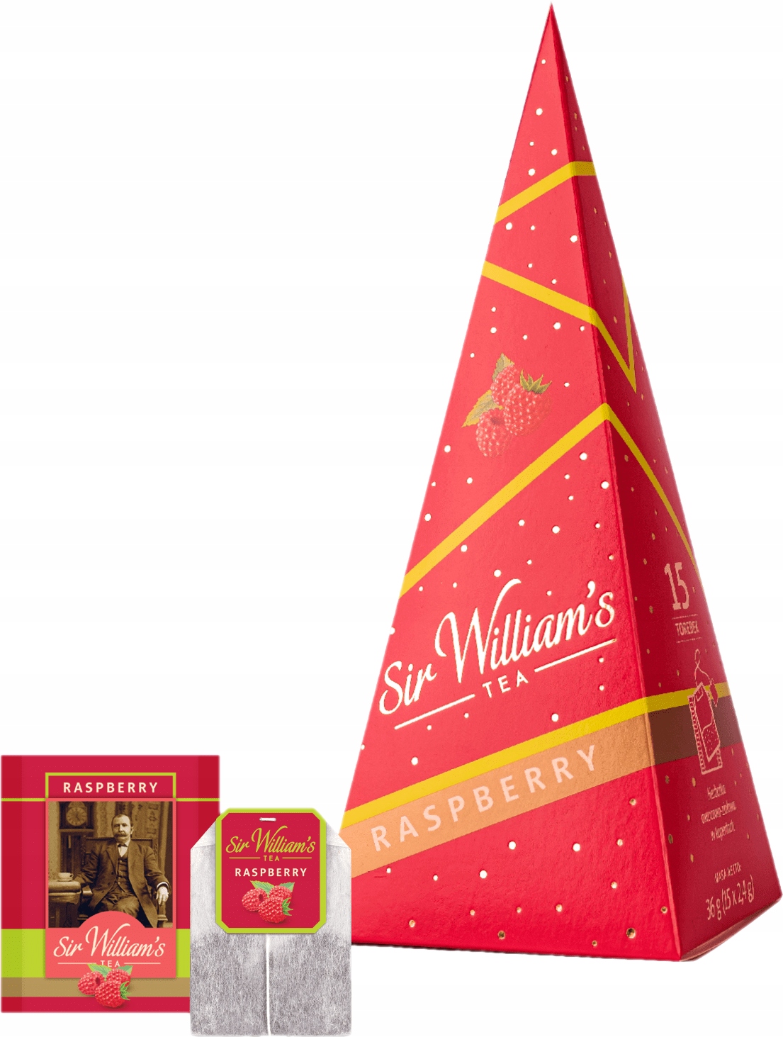 Sir William's Herbata Owocowa Raspberry Malinowa (5904335572209) • Cena ...
