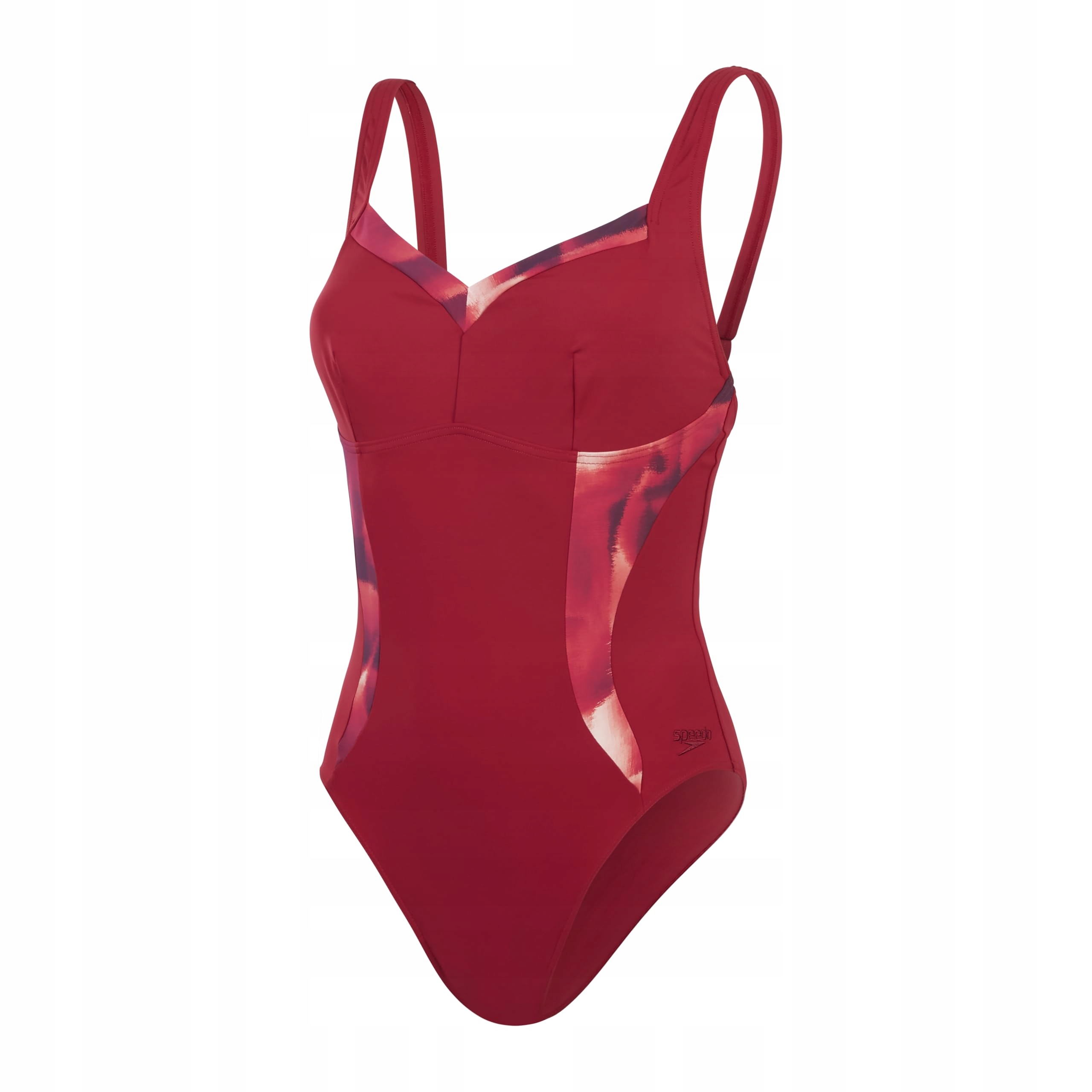 Strój kąpielowy Speedo Lunaelustre Baskenrot 46 shapewear