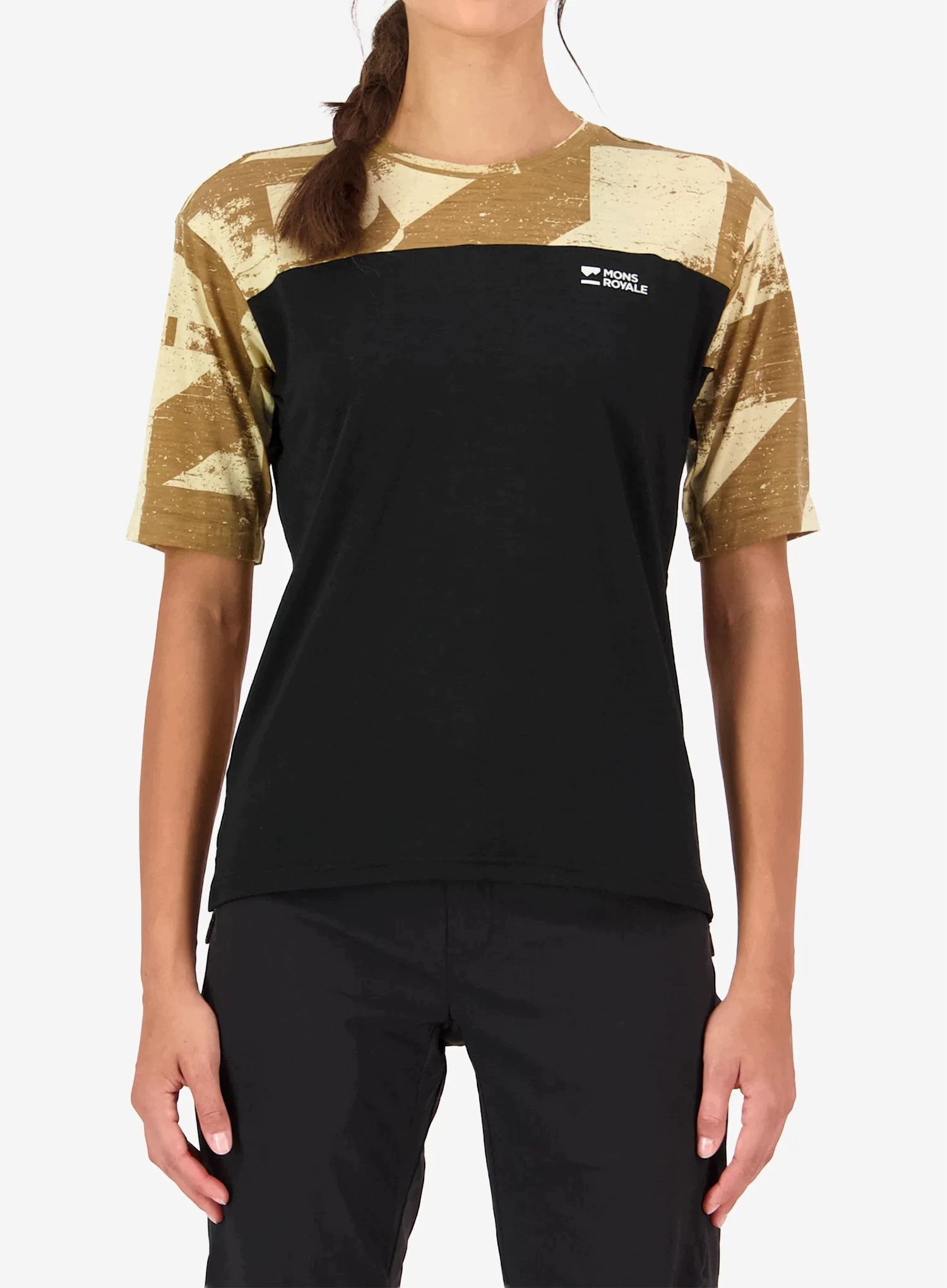 Koszulka damska Mons Royale Diversion Merino Bike Jersey Ss mr grunge L