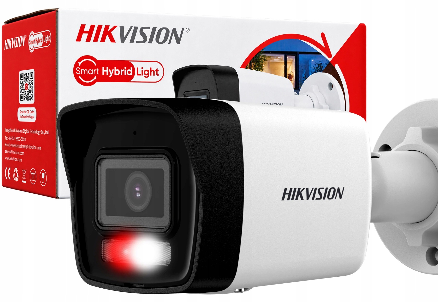 Kamera Hikvision 8Mpx DS-2CD1083G2-LIUF 2,8mm 4K PoE Slot microSD