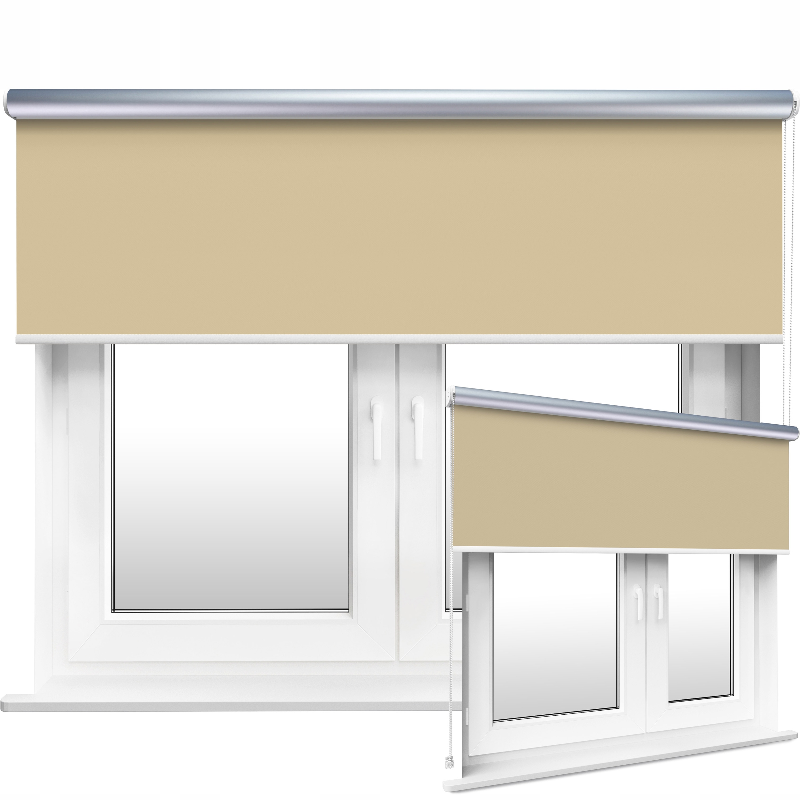 

Roleta ścienna termiczna Silver podgumowana balkon