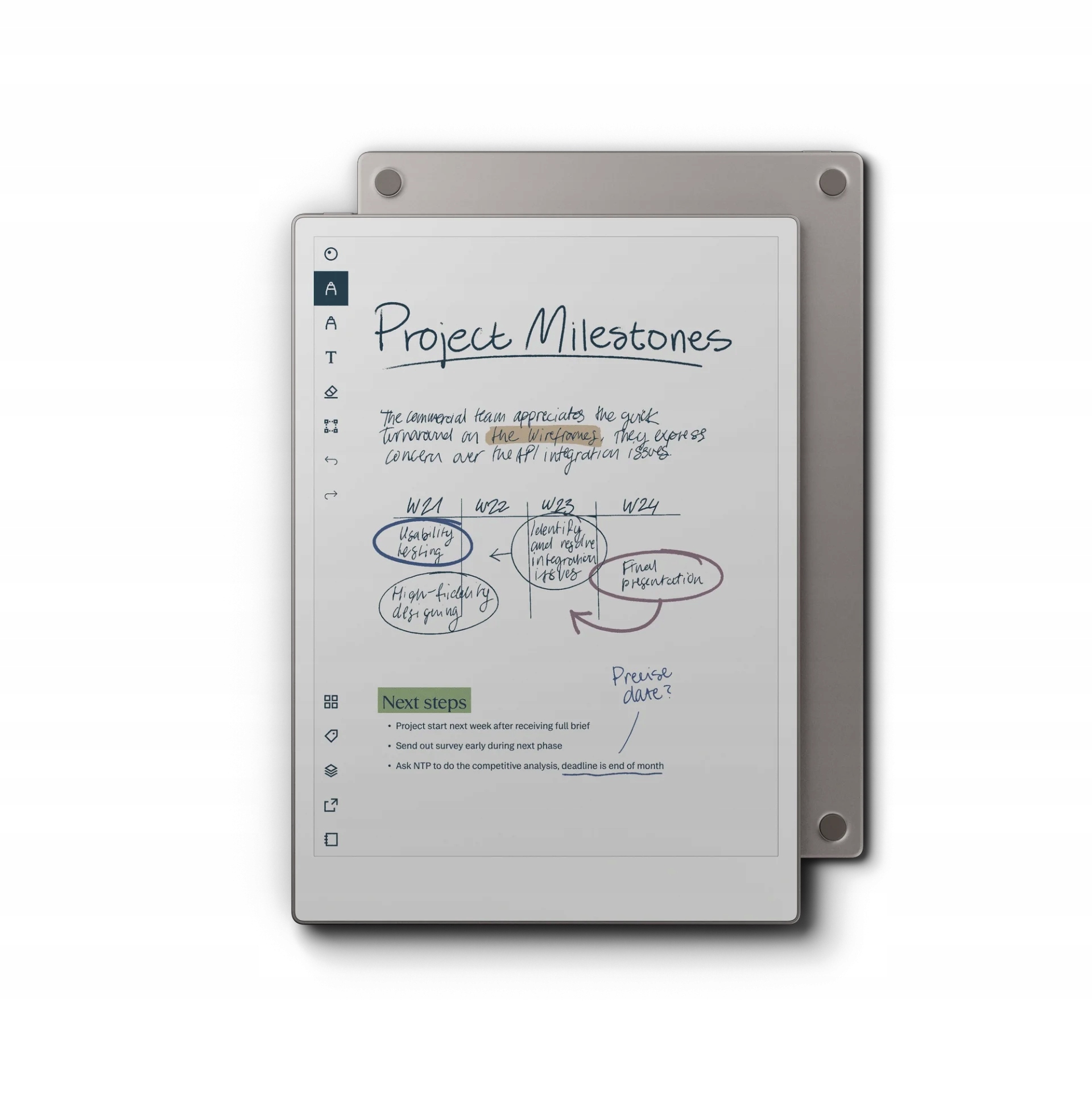 reMarkable Paper Pro 64GB 11,8" Wifi Notatnik Cyfrowy Czytnik e-book, E-Ink