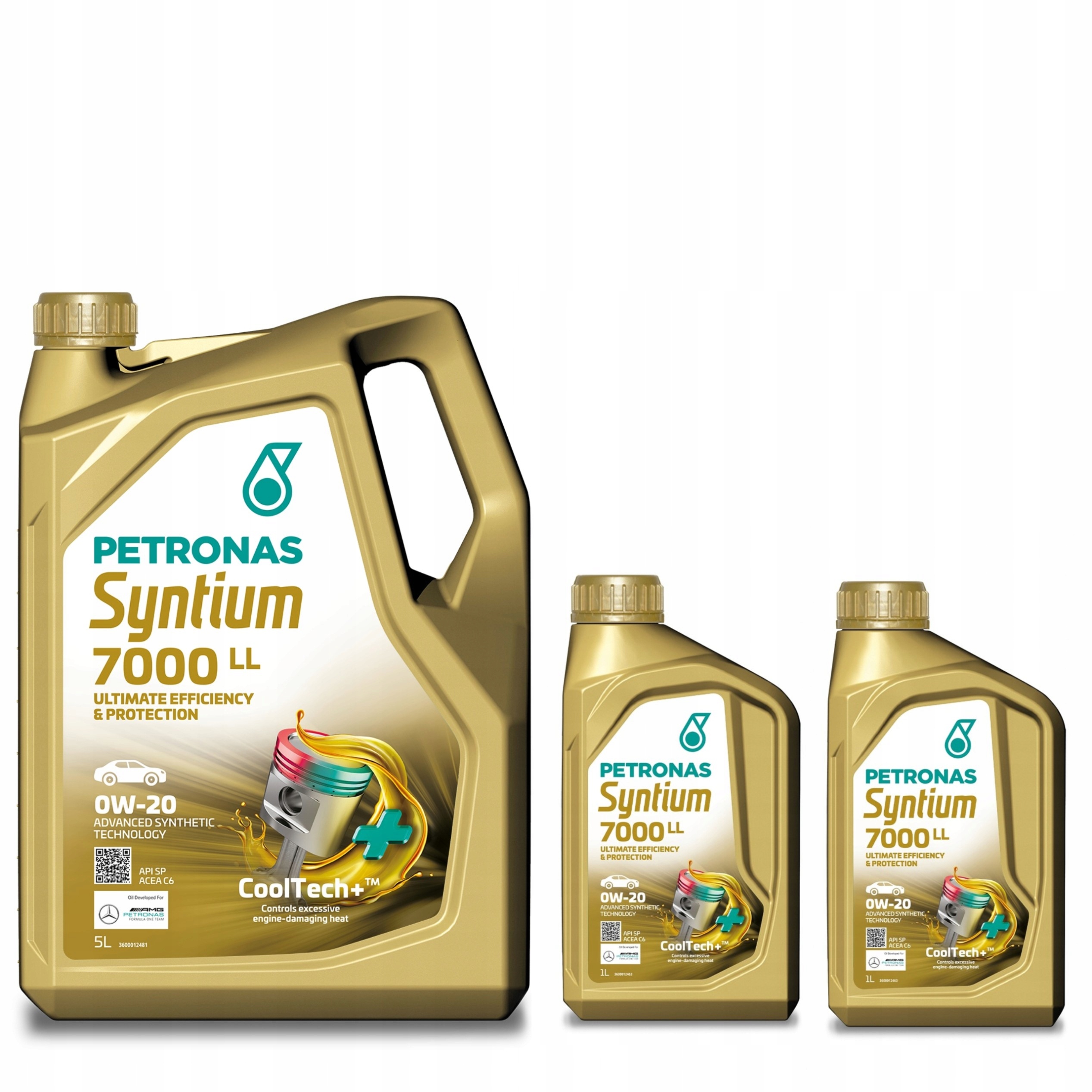 Petronas Syntium 7000LL 0W-20 Sp 5L Petronas Syntium 7000LL 0W-20 Sp 1Lx2