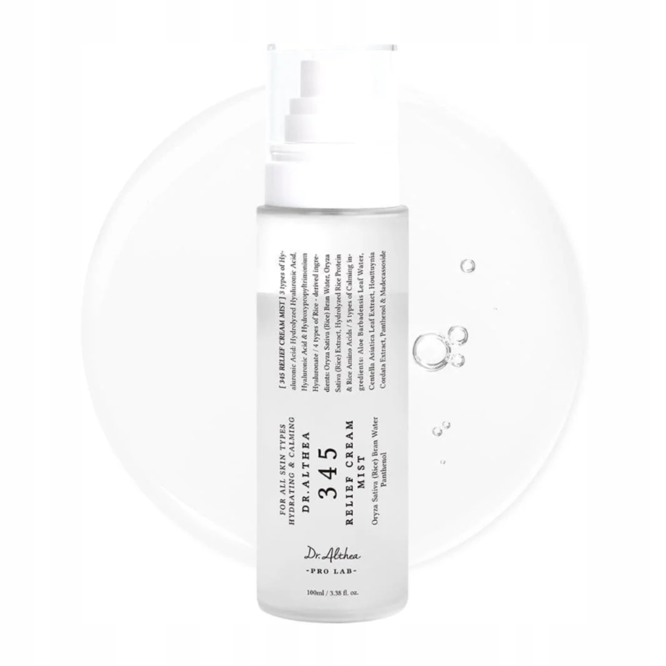 Hydratační pleťová mlha Dr. Althea 345 Relief Cream Mist 100 ml