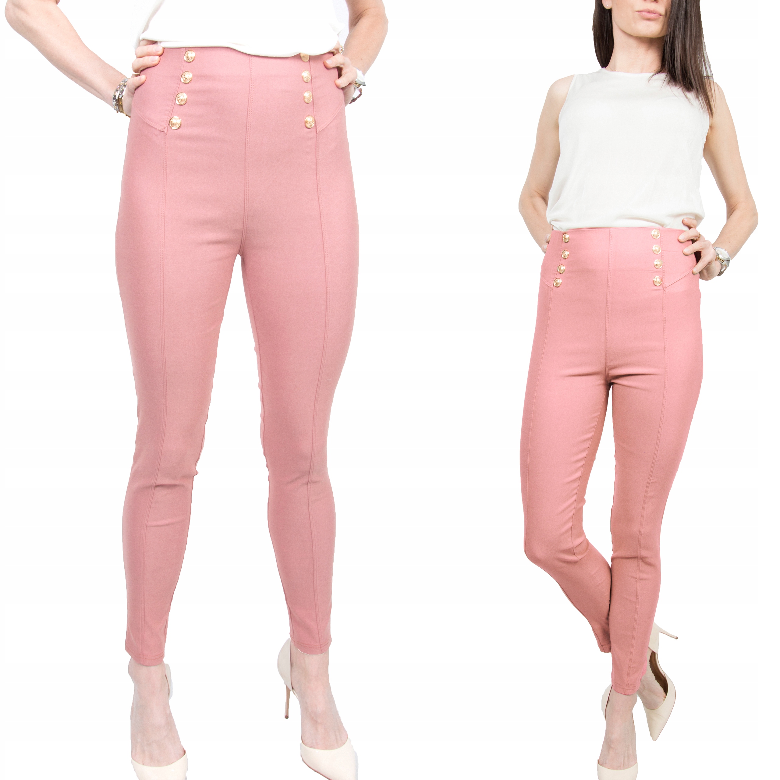 

L85_r Damskie Spodnie wysoki stan roz. 5XL