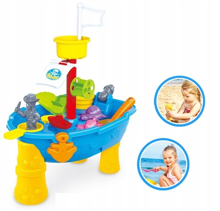 STOLIK WODNY PIASKOWNICA ZABAWA WODĄ I PIASKIEM