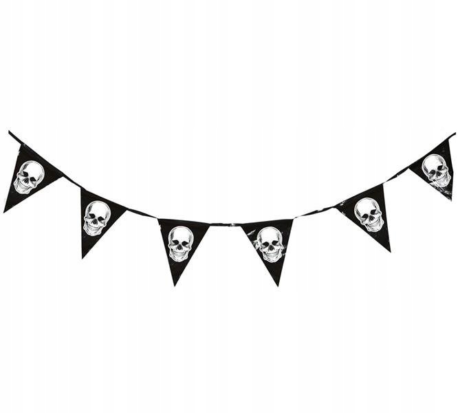 

Girlanda Czarna Czaszki Czachy Halloween