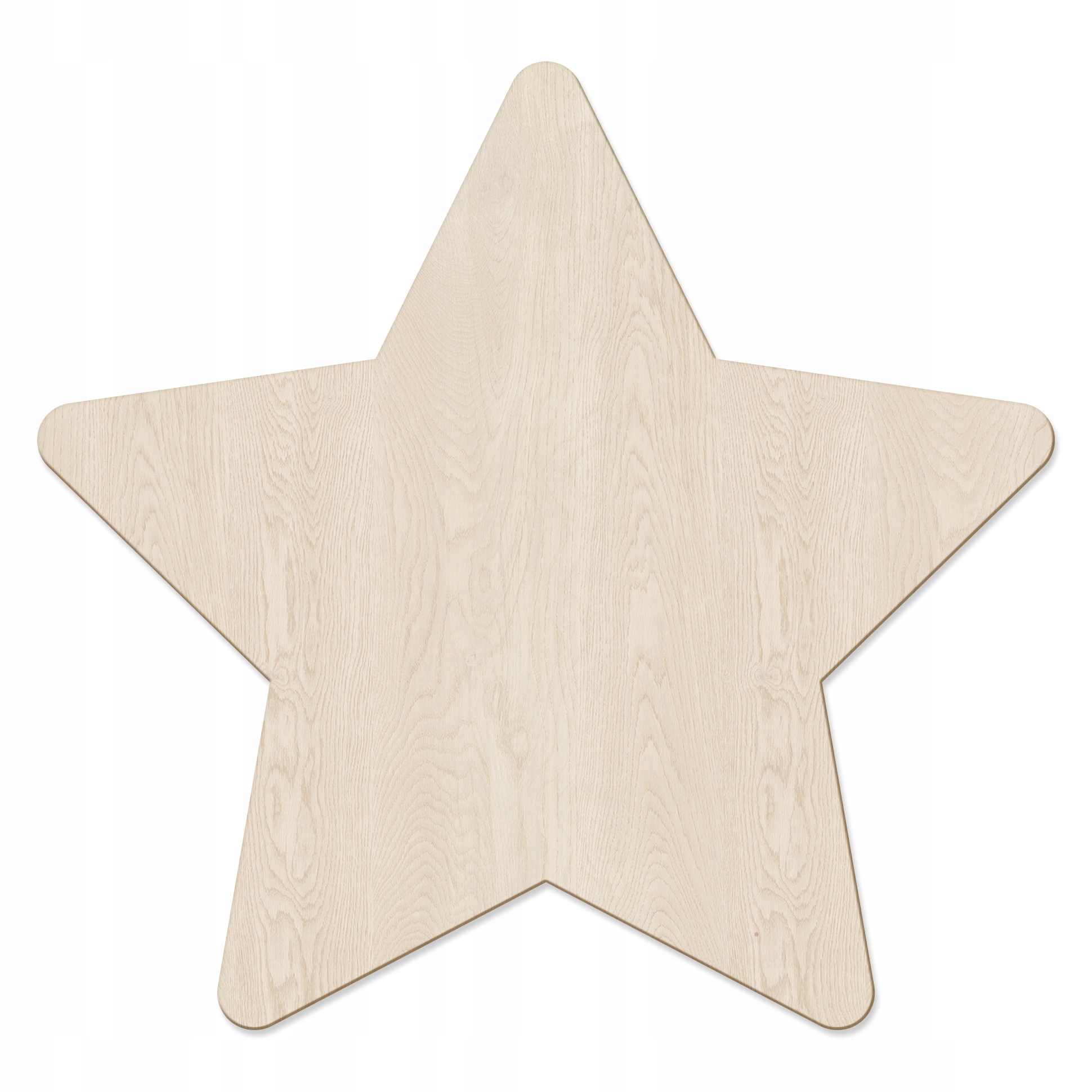 

Drewniana gwiazda pokój dziecka, ozdoba 4,5x4,3 cm
