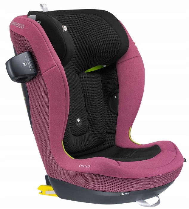 Fotelik samochodowy Swandoo Charlie i-Size 2026 100-150 cm Playfull Plum