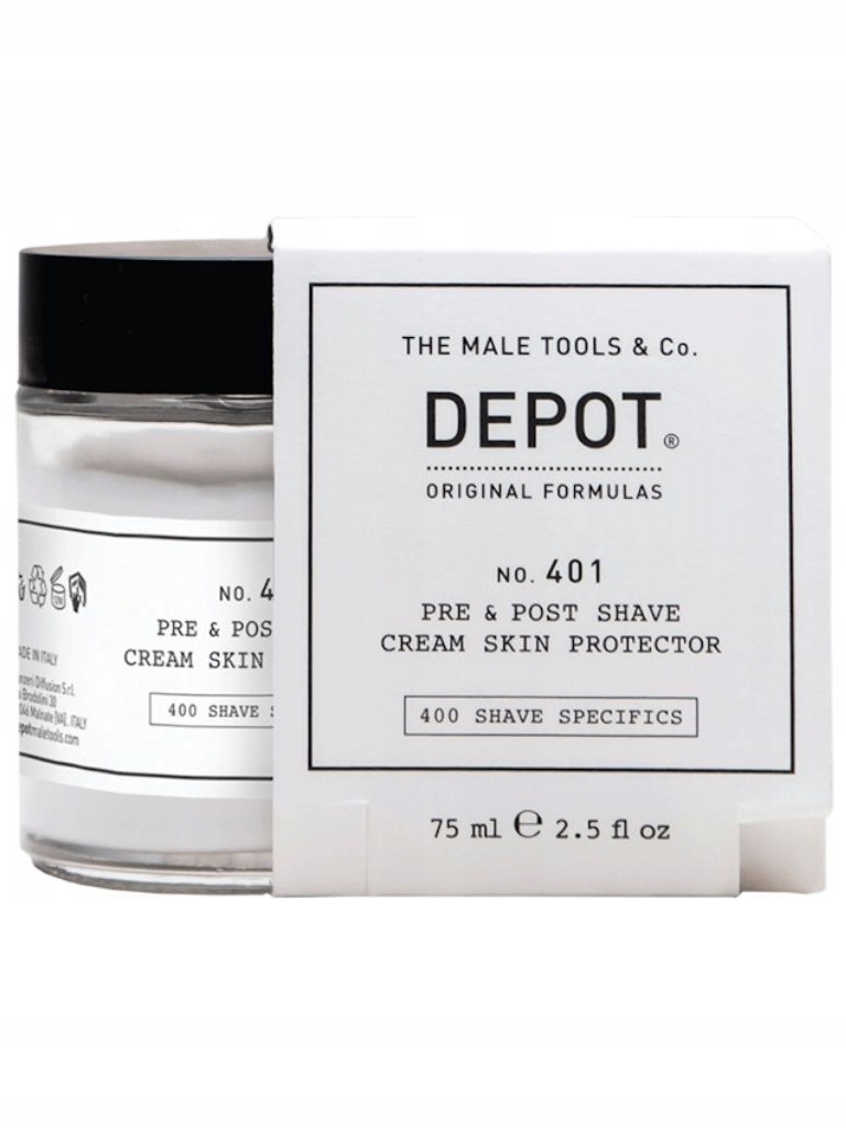 

Depot 401 Ochronny Krem Przed I Po Goleniu 75ml