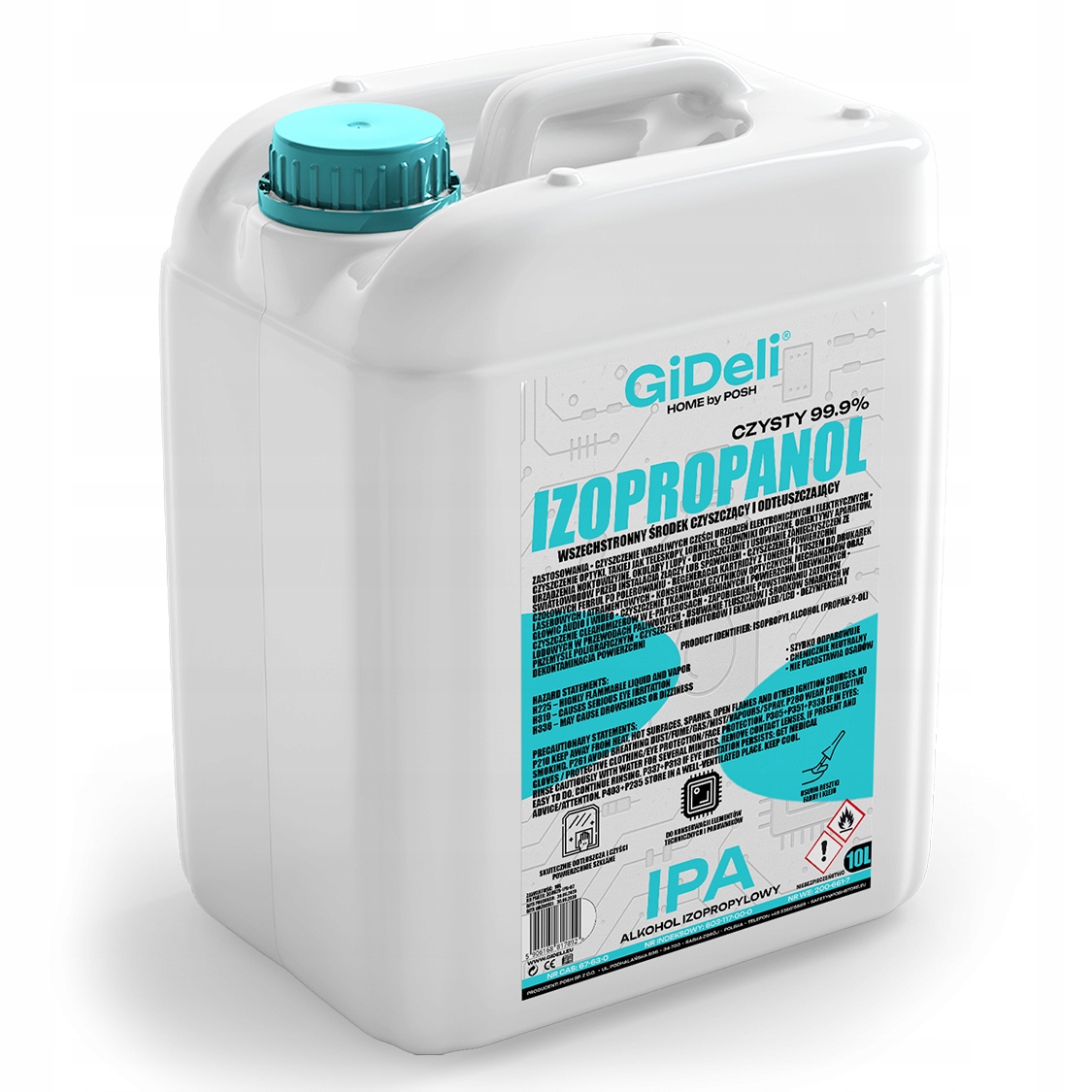 Isopropylalkohol 10 l GiDeli Ipa Isopropanol 99,9%