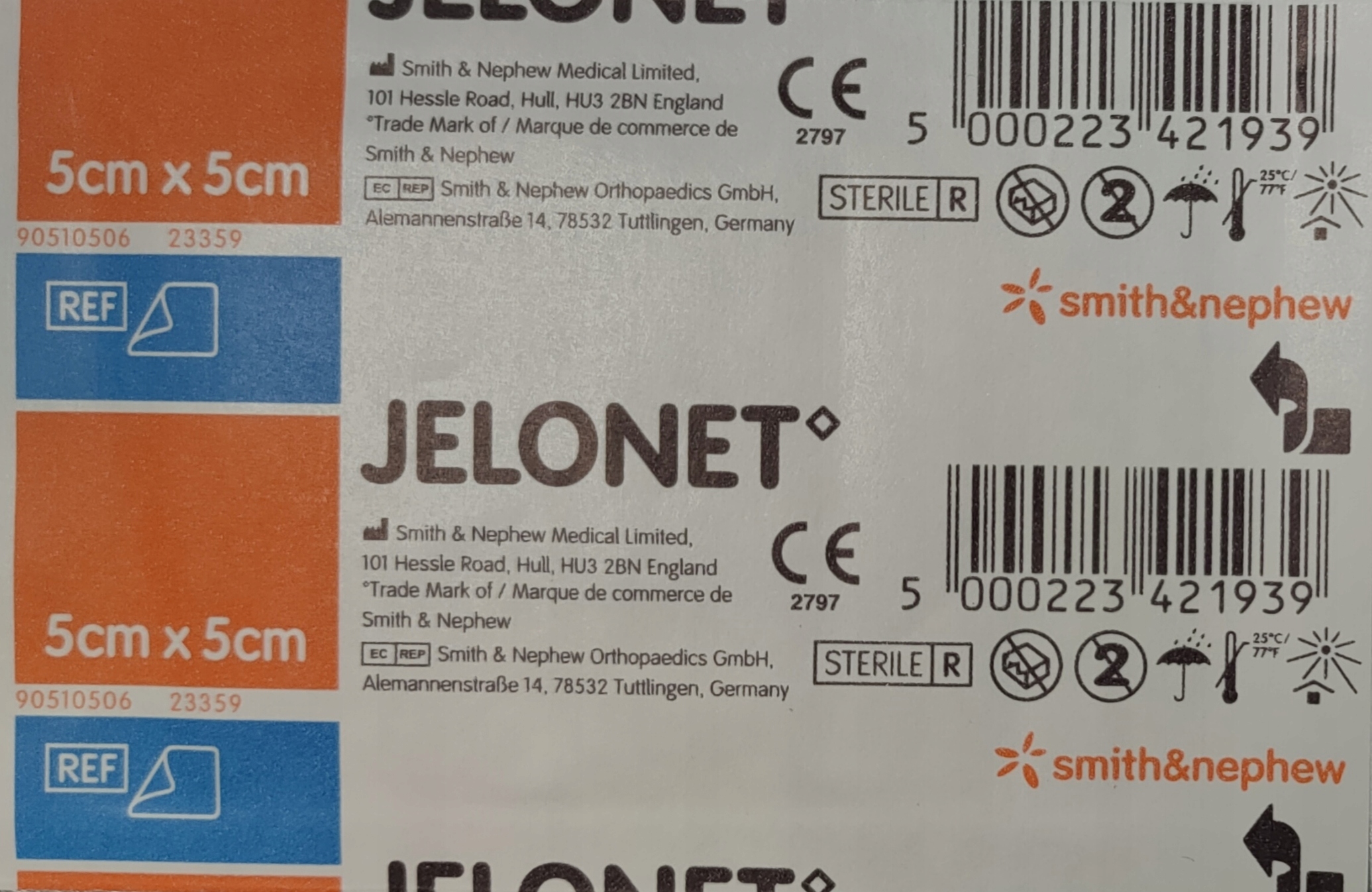 

Jelonet 5x5 cm parafinowy Opatrunek 1szt S&n