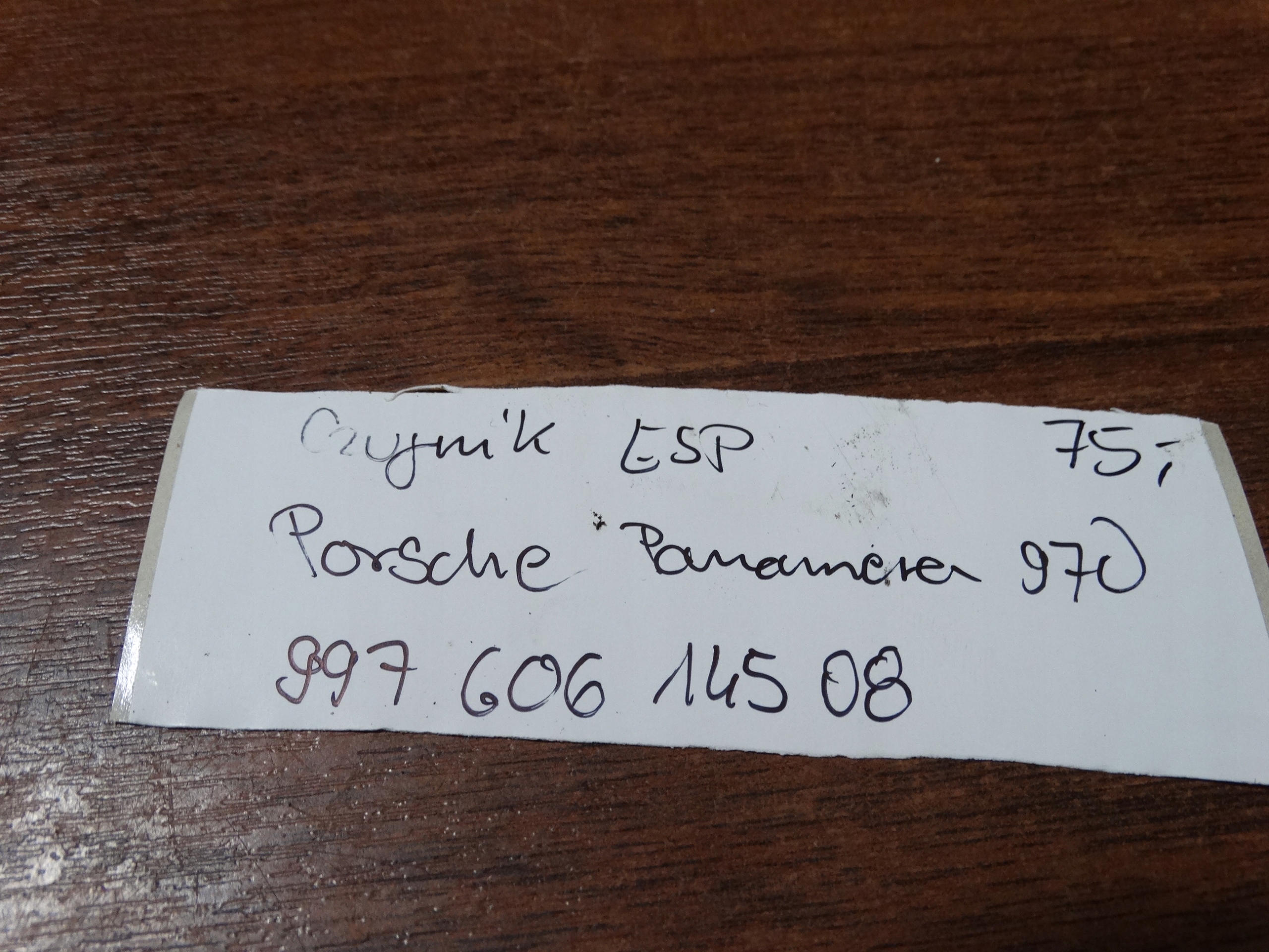 IDEALNY sensor module ESP PORSCHE PANAMERA 970 1
