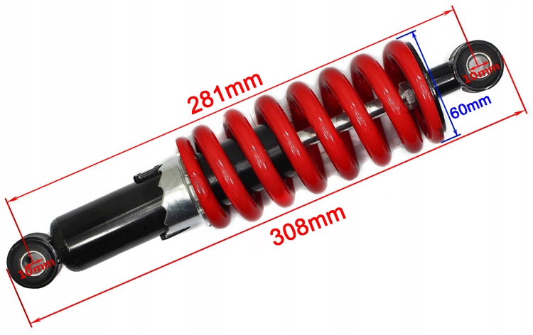 

Amortyzator Tył Tylny Quad Atv 110 125 Cross 125