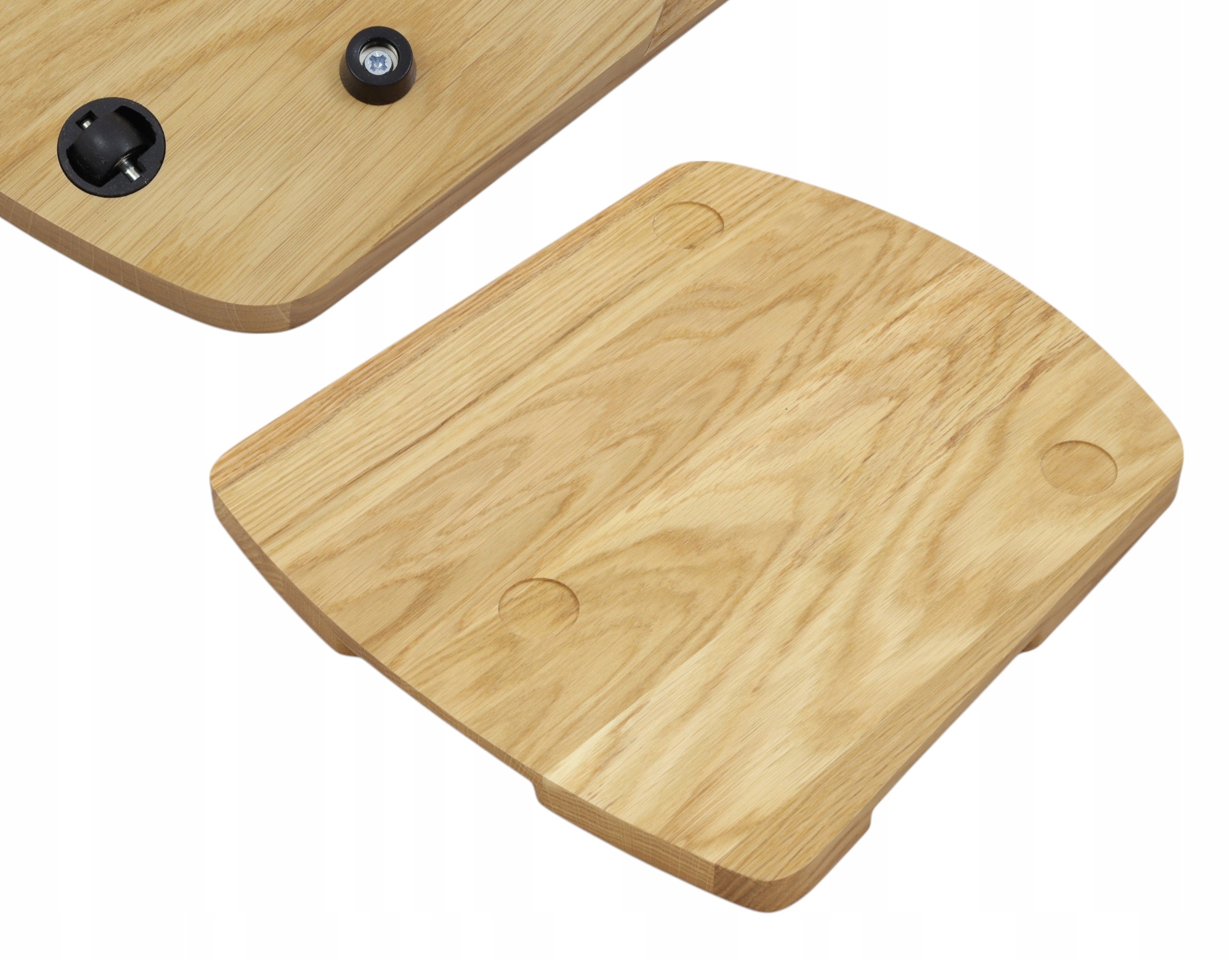 Dřevěná Dubová Deska Pod Thermomix S Kolečky TM5 TM6, olejovaná podložka