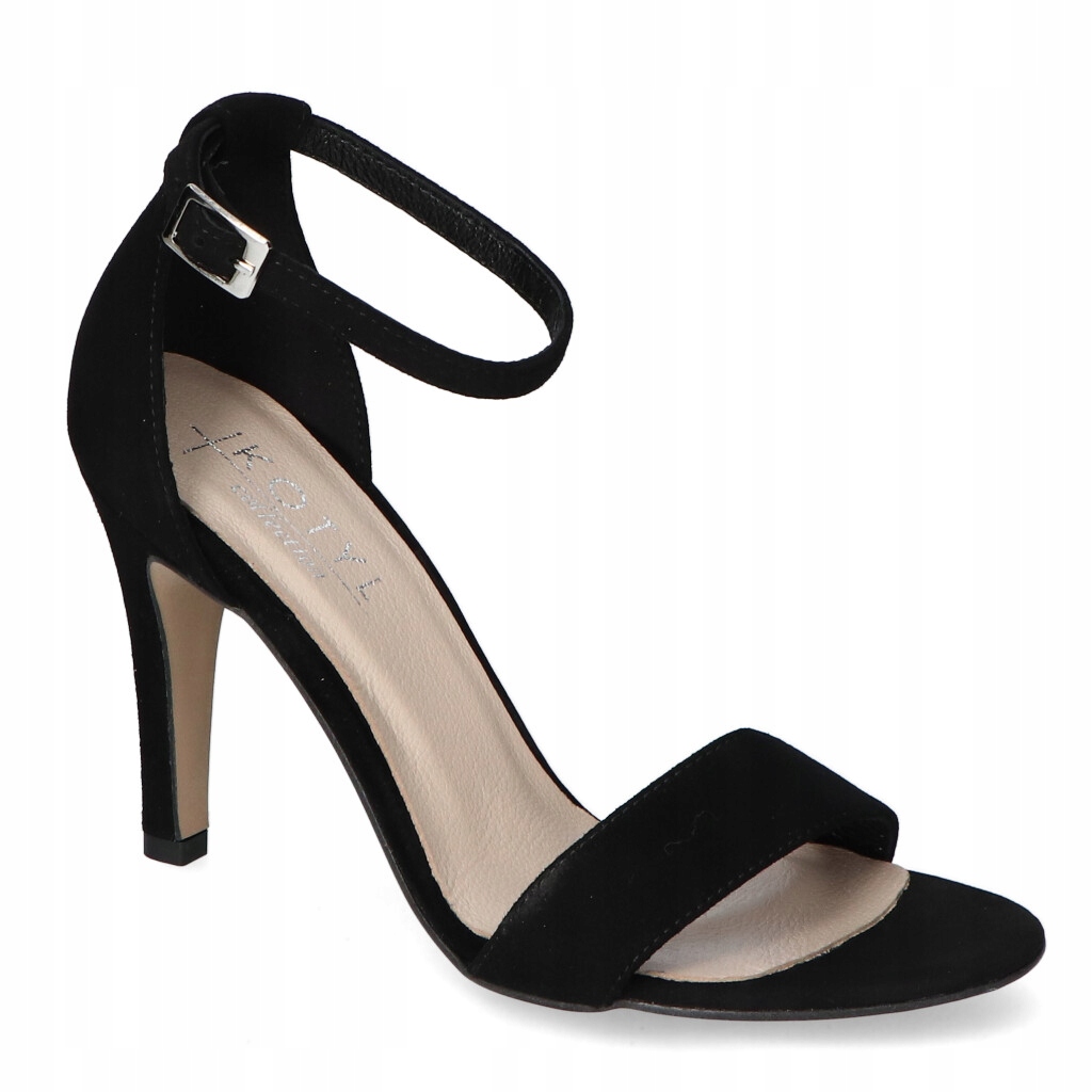 Sandály Kotyl Dámské Černé semišové Kožené