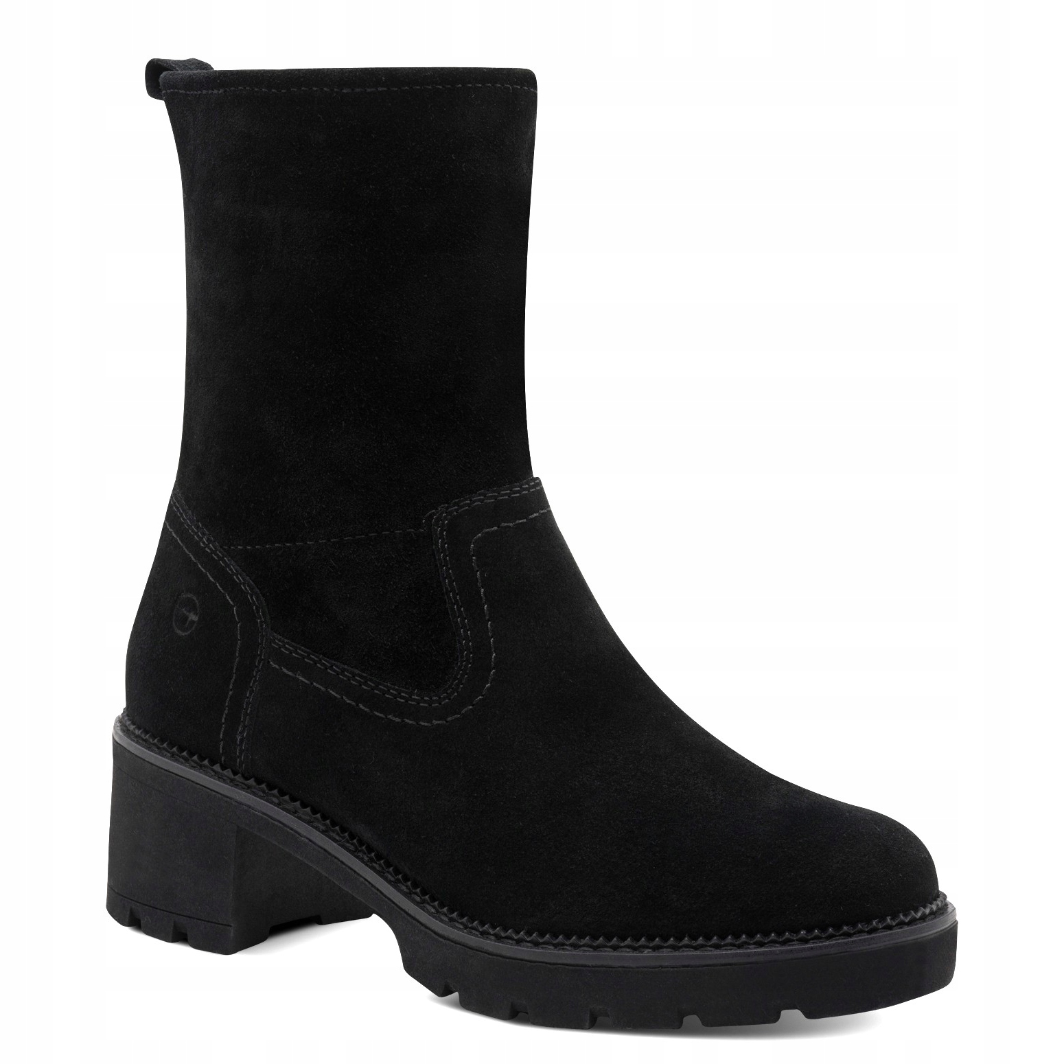 Tamaris Comfort 85302-45 Kotníkové Boty Černé Semiš Tuhost H Vel. 36