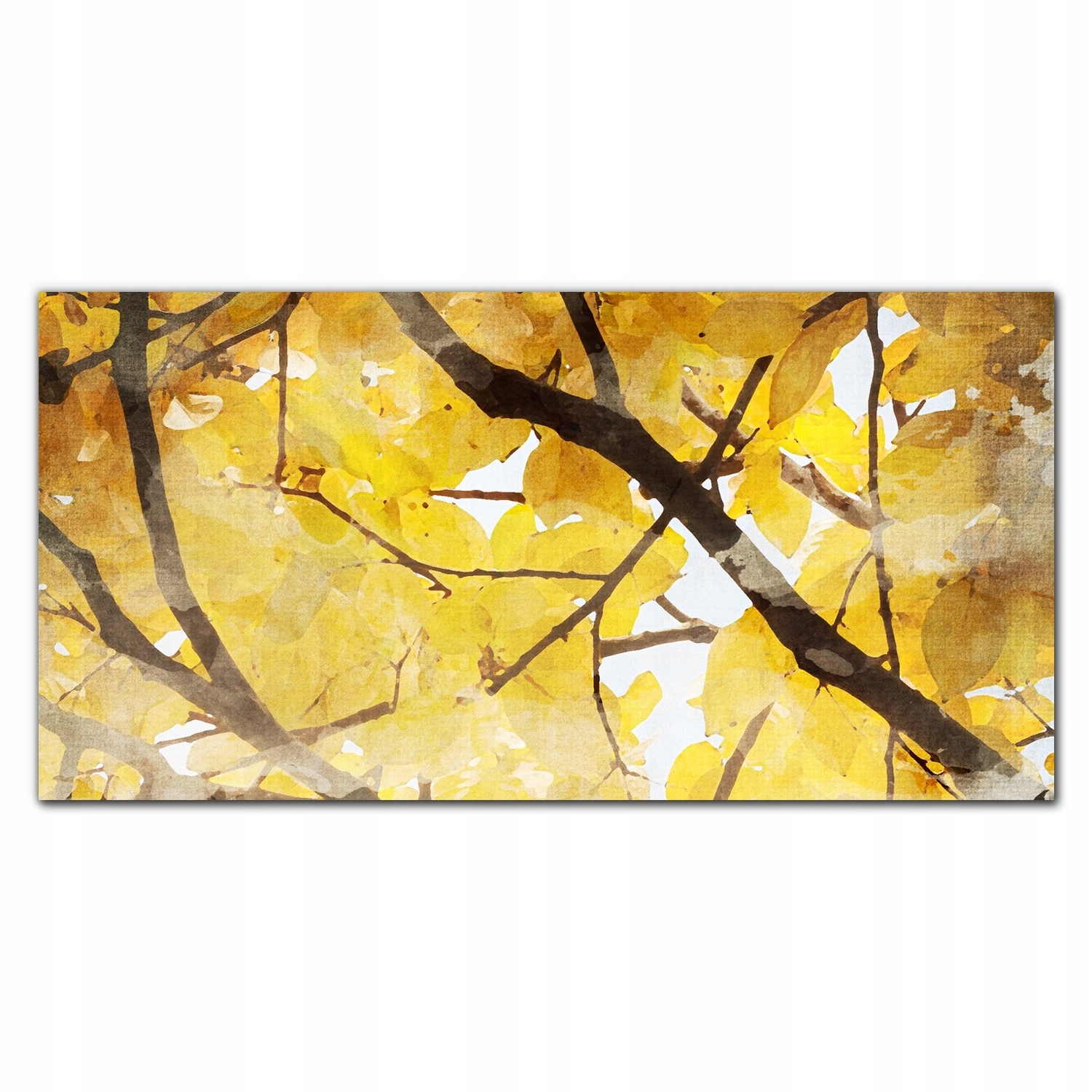 Obraz na plátně Stromy, větve, listy 100x50 cm