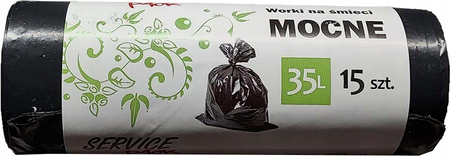 

Worki na śmieci Service Pack Mocne 35l 15 szt.