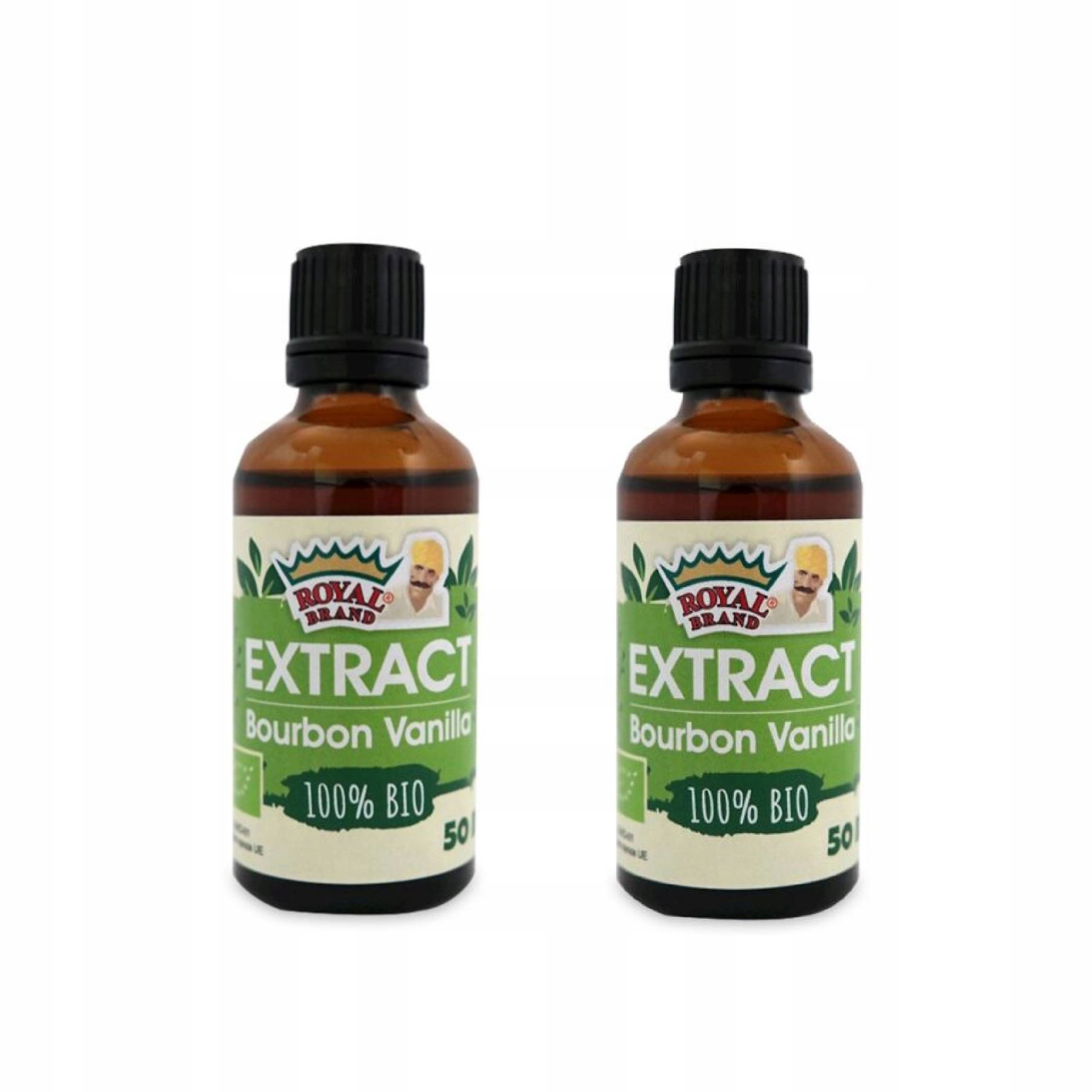2x Ekstrakt Waniliowy Bio 50 ml Royal Brand
