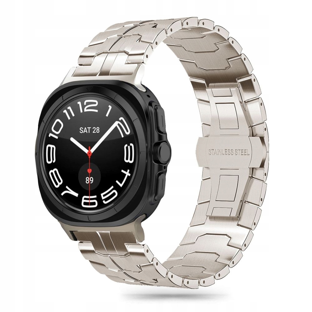 Bransoletka Tech-Protect Stainless Line do Galaxy Watch Ultra 47mm Titanium