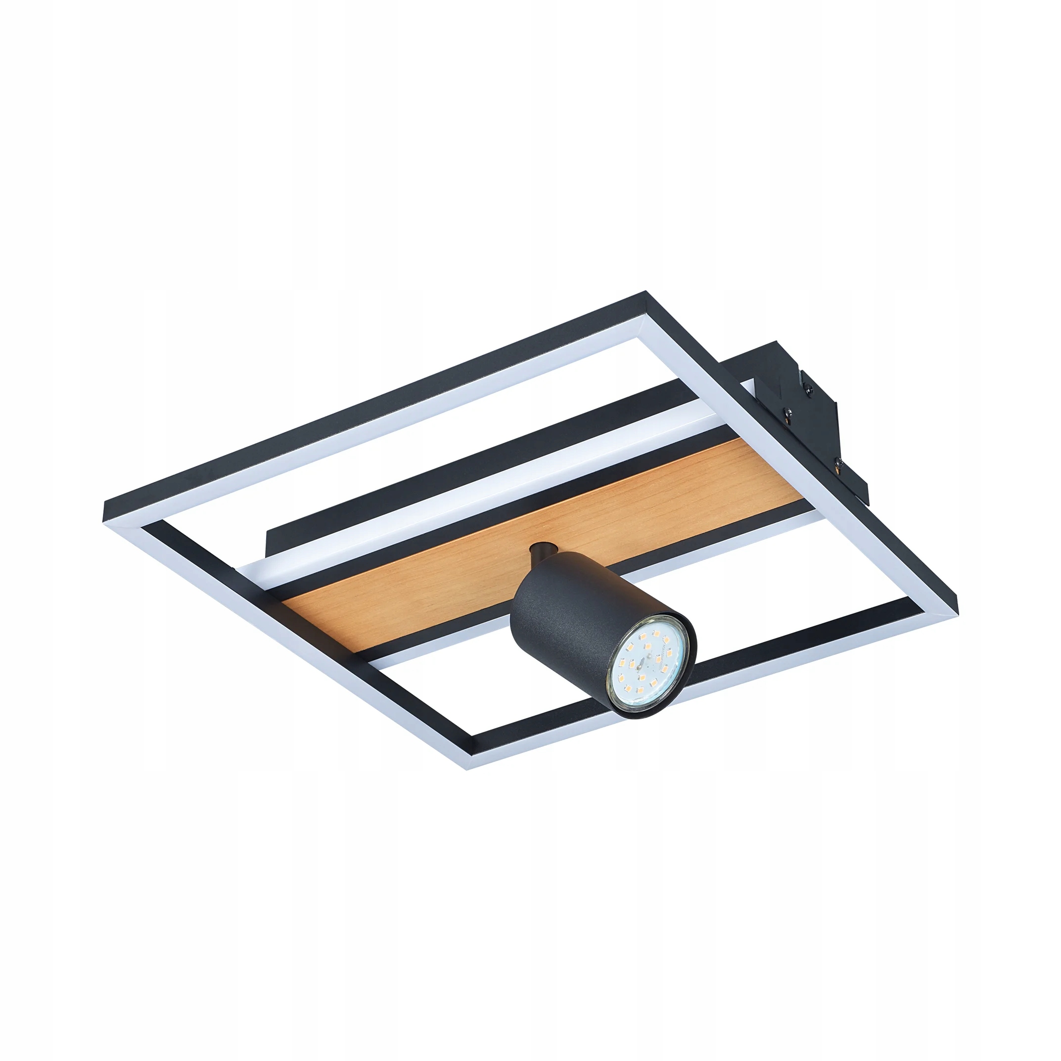 Stropná lampa Korda Zuma Line geometrická čierna 1xGU10