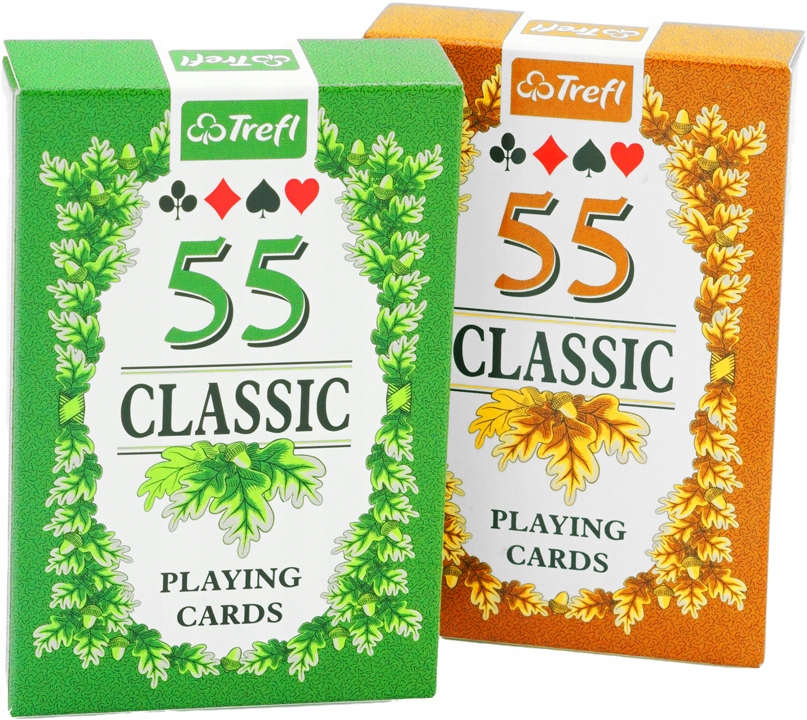 KARTY DO GRY TREFL CLASSIC 55L X 6 SMART