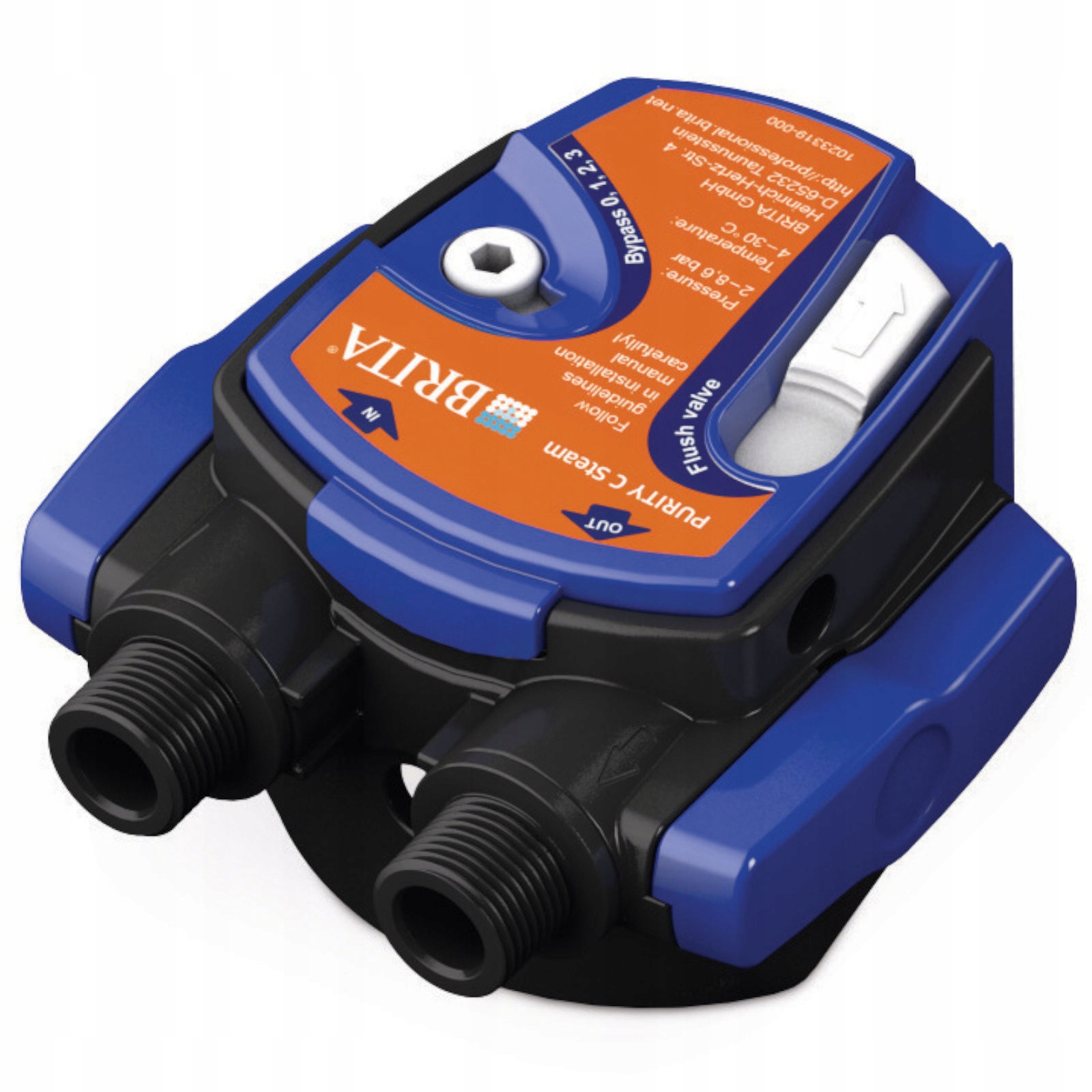 Hlavice na vodní filtr pro kávovary Purity C Steam G 3/8'' By-pass