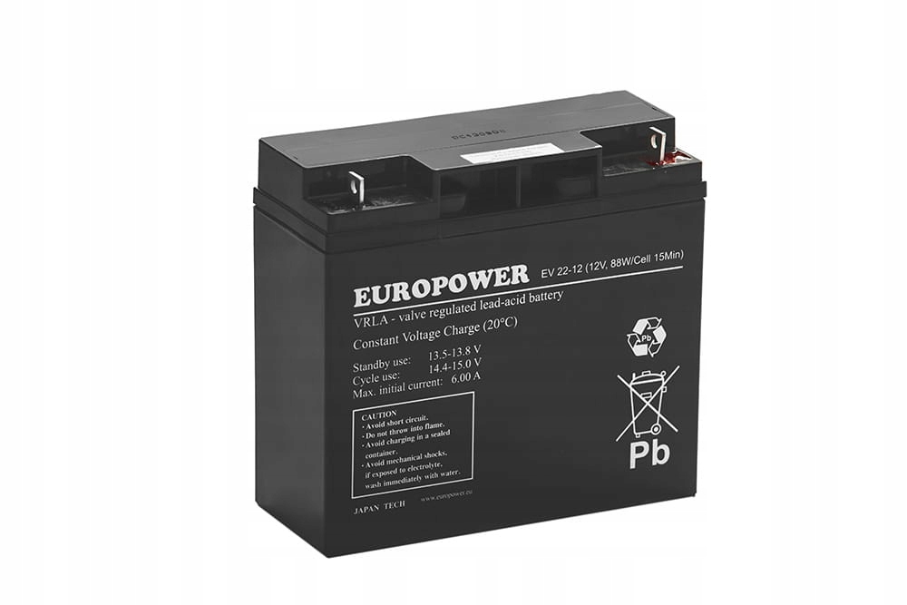 Akumulátor Agm Europower série Ev 12V 20Ah/C10
