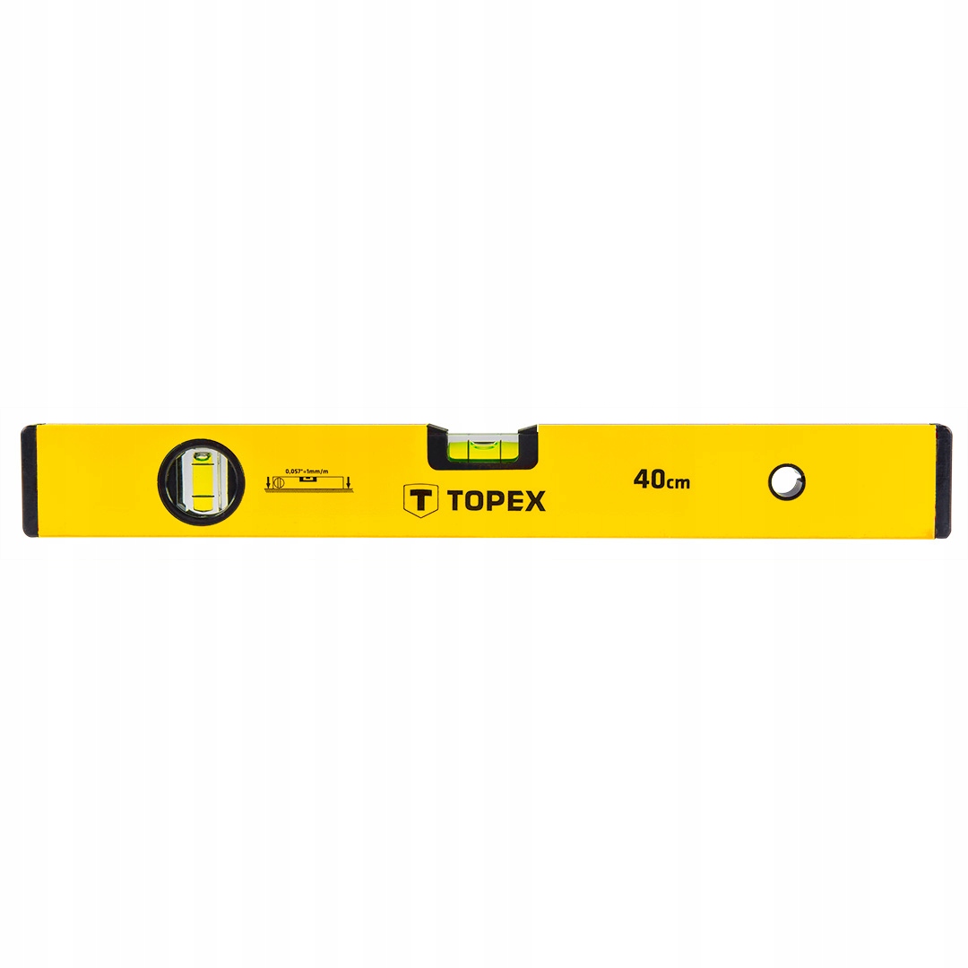 

Poziomnica aluminiowa typ 500, 40 cm, 2 libelle