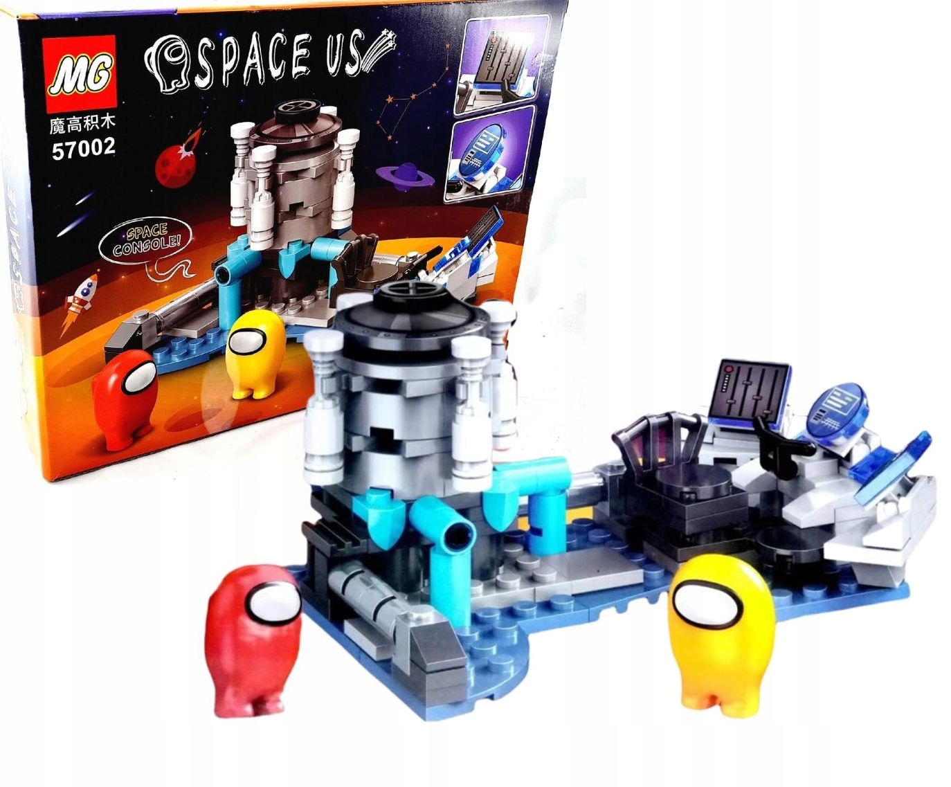 

Among Us Zestaw Klocki Klocków Baza Kosmiczna 180e