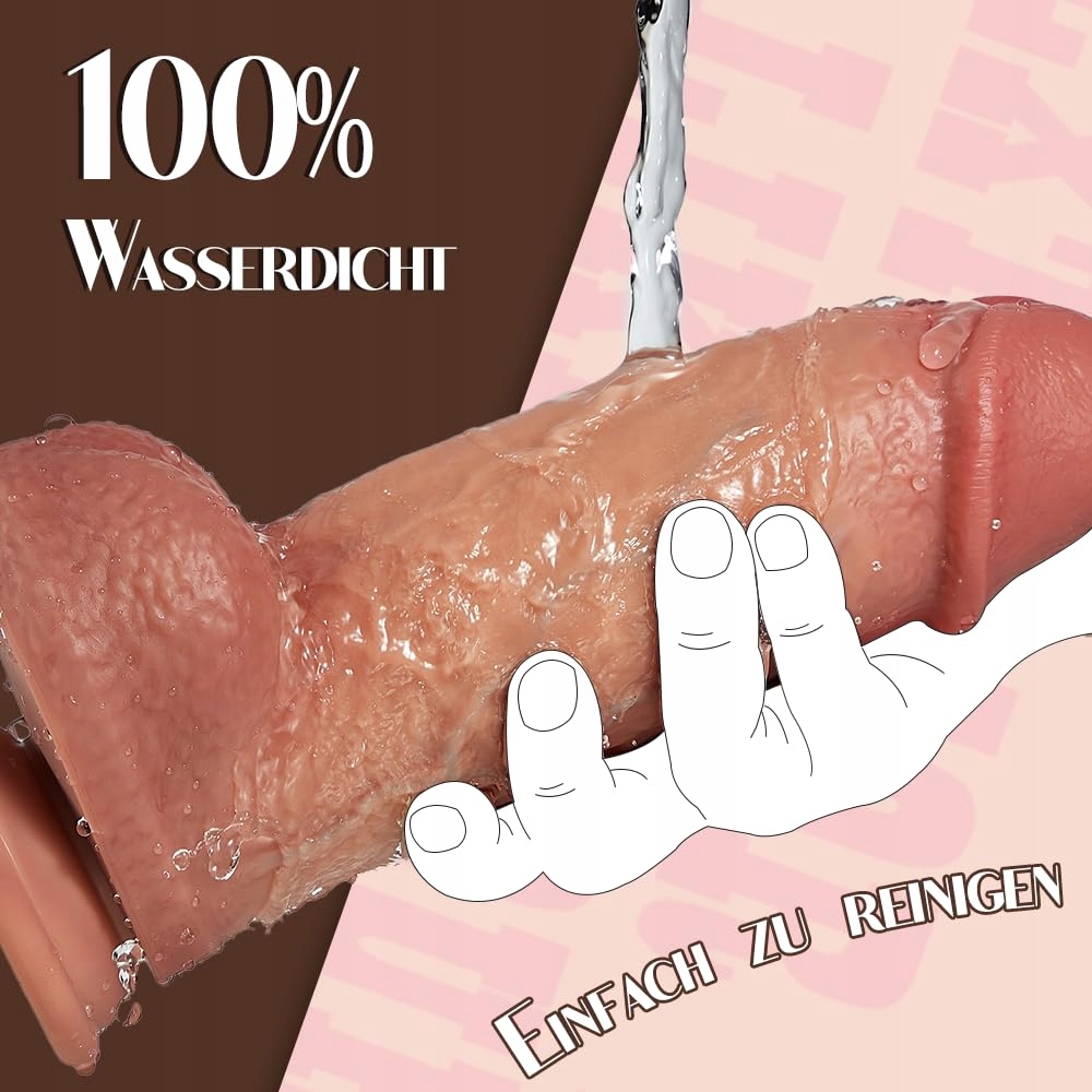 XXL REALISTYCZNY DILDO SILIKONOWY Z PRZYSSAWKĄ DLA MĘŻCZYZN I KOBIET — miniatura 6