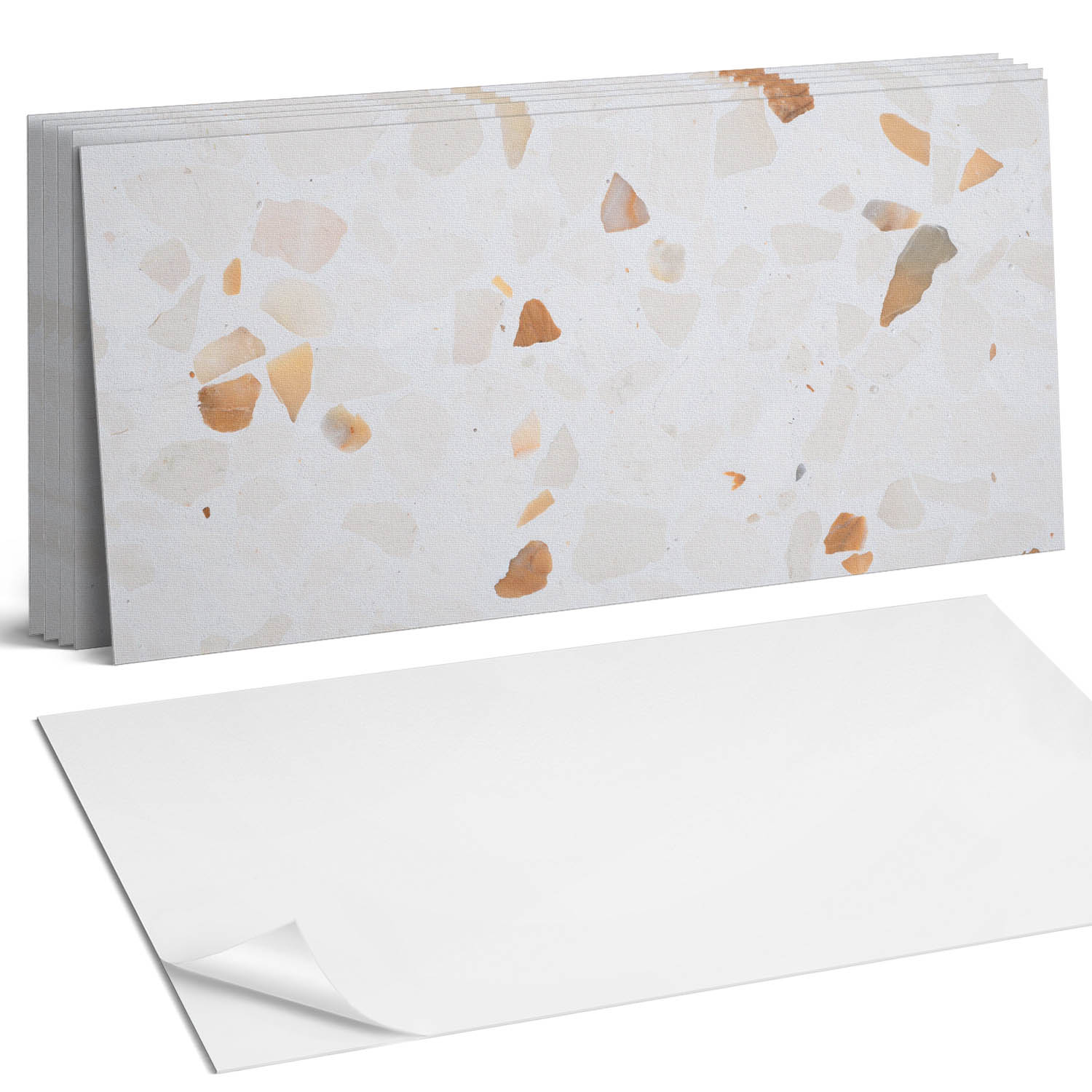 Sada Pvc dlaždíc Fragmenty kameňov v modernom dizajne 6 x 60 x 30 cm