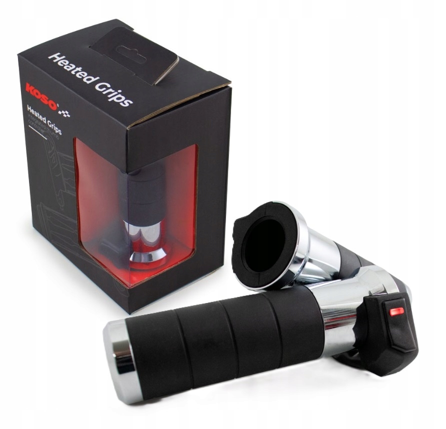 Harley 08-24 Vyhrievané manžety 1" e-rolgaz 5 režimov vykurovania Led Koso