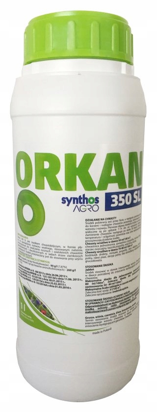 ORKAN 350SL SILNY OPRYSK ZWALCZA WSZYSTKIE CHWASTY 1l